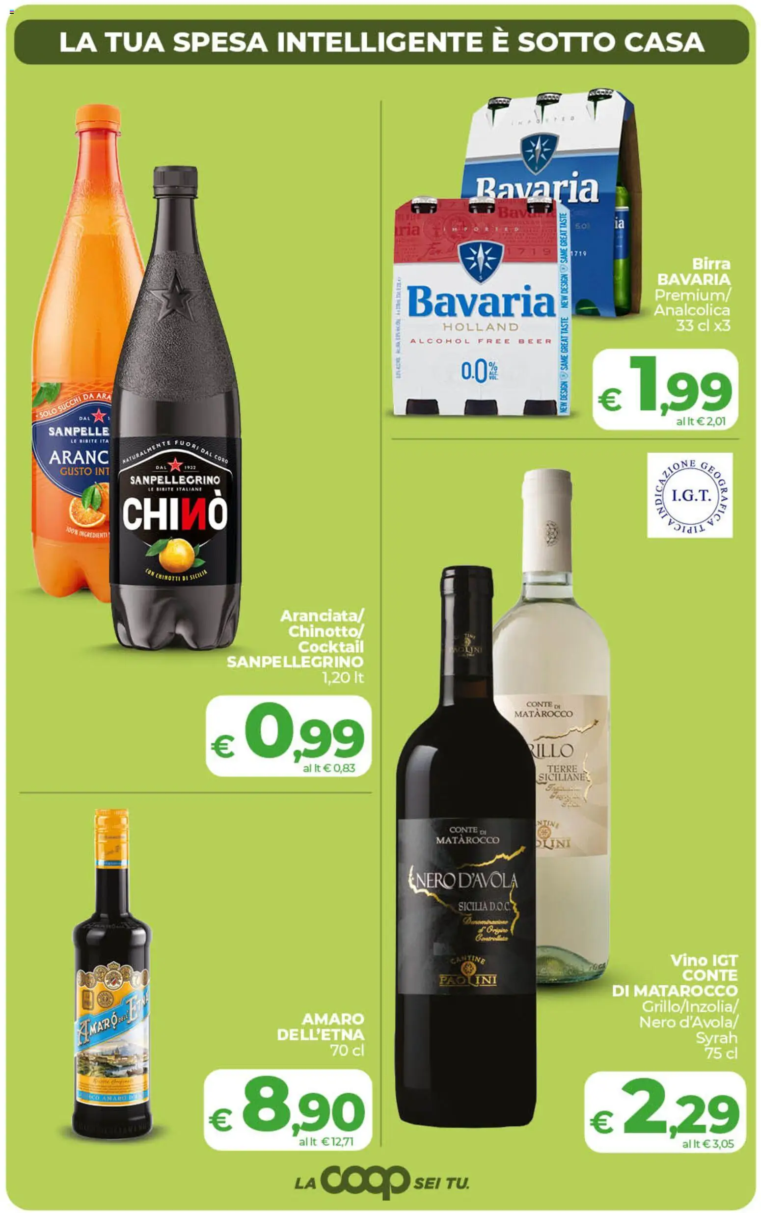 Volantino COOP del 24.02.2026 | Pagina: 4 | Prodotti: Birra, Vino, Bibite, Amaro