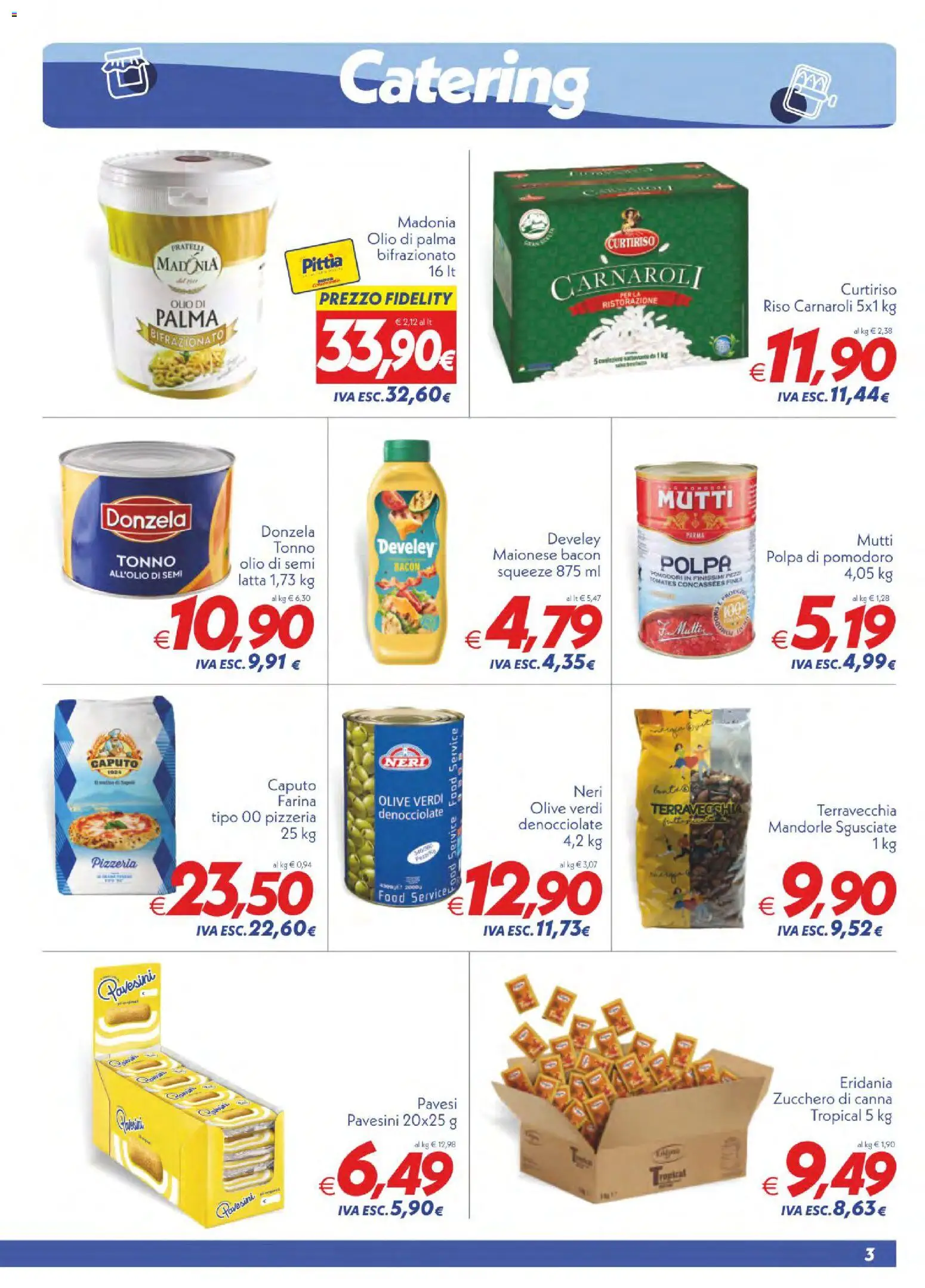 Volantino SuperConveniente del 27.03.2026 | Pagina: 3 | Prodotti: Riso Carnaroli, Zucchero, Pomodoro, Tonno