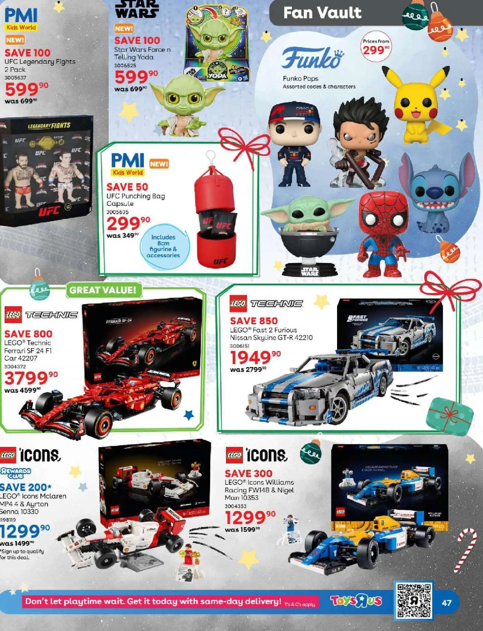 New Toys R Us catalogue – valid from 23.10.2025 | Page: 47 | Products: MP4, Fan, Toys, Agua mineral
