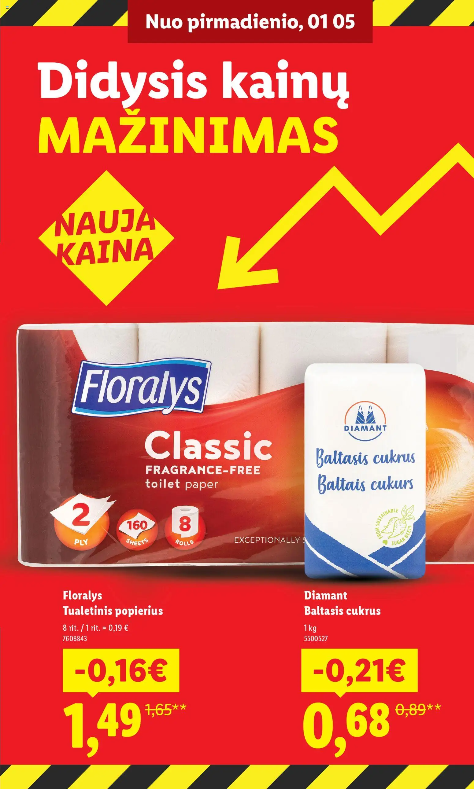 LIDL akcijos nuo 12.01.2026 | Puslapis: 11 | Prekių: Cukrus, Tualetinis popierius