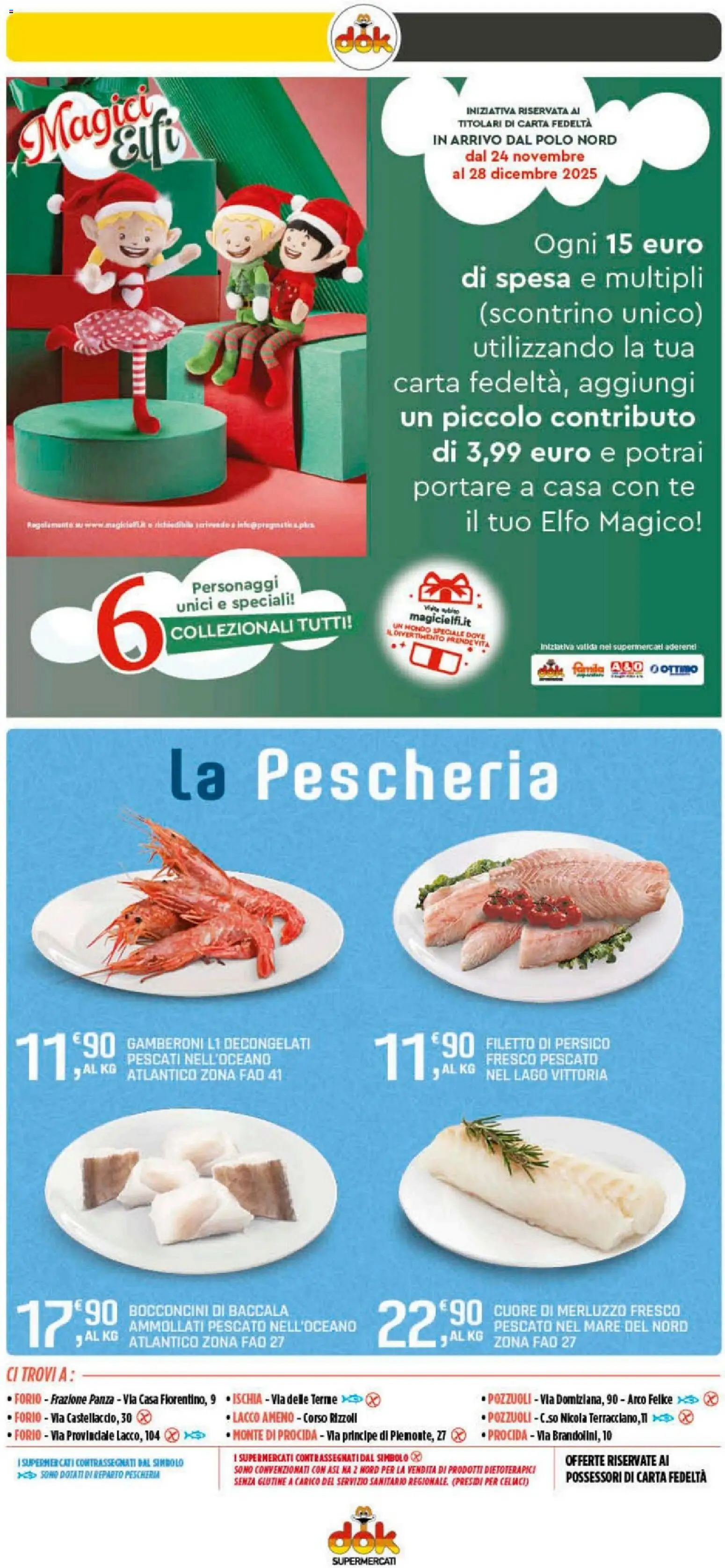 Volantino DOK del 20.11.2025 | Pagina: 13 | Prodotti: Tè, Merluzzo, Polo, Gamberoni