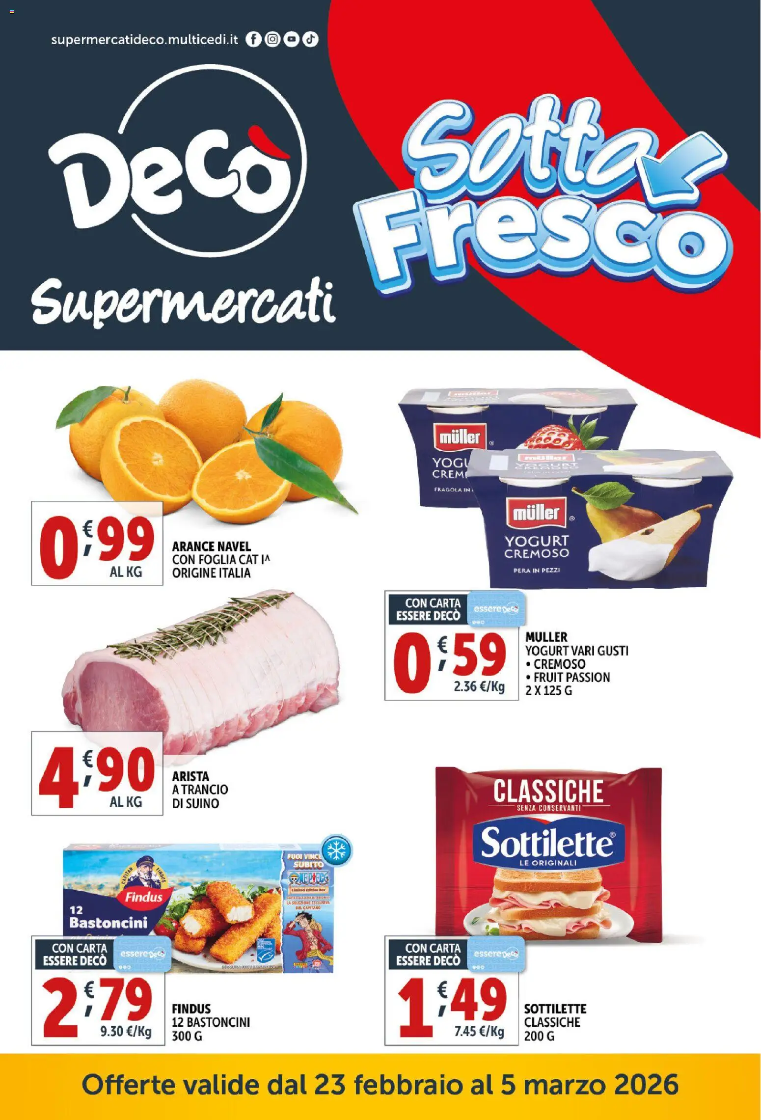 Volantino Decò del 23.02.2026 | Pagina: 1