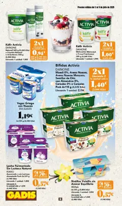 Gadis folleto │ válido desde el 03.07.2025 | Página: 14 | Productos: Leche, Yogur, Μαγειρική εστία, Cereales