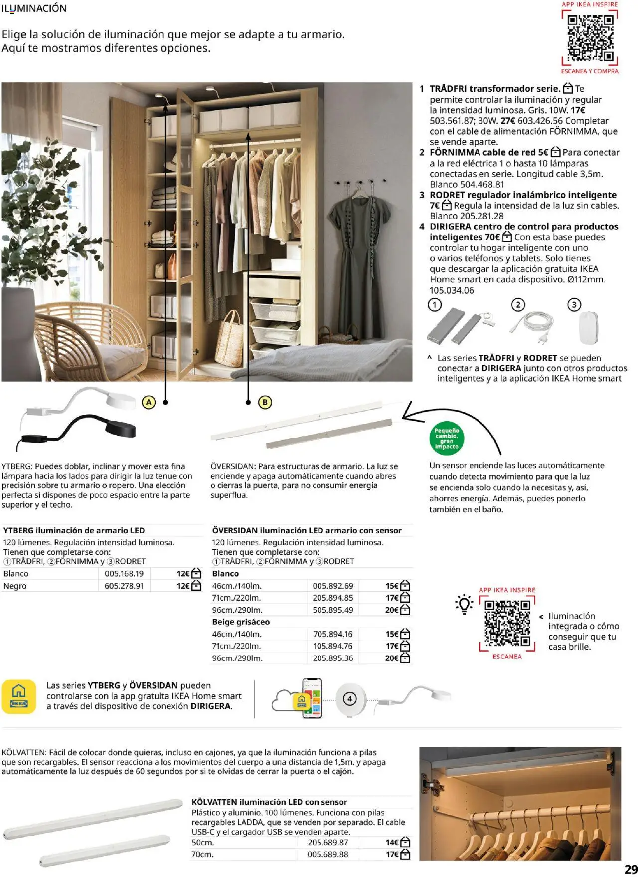 Catálogo IKEA Pax y Komplement │ válido desde el 04.02.2025 | Página: 29 | Productos: Té, USB, Armario, Lámpara