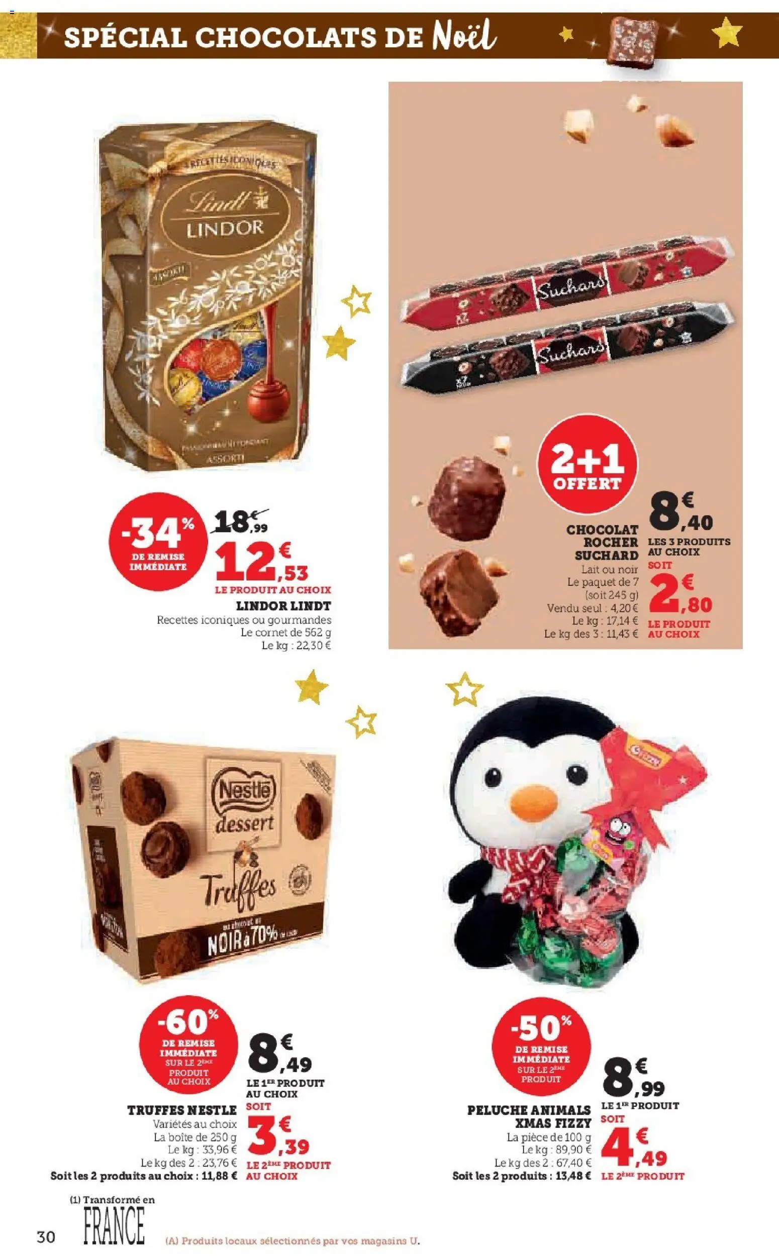 {H1} | Page: 30 | Produits: Chocolats de noël, Lait, Chocolat, Lindt