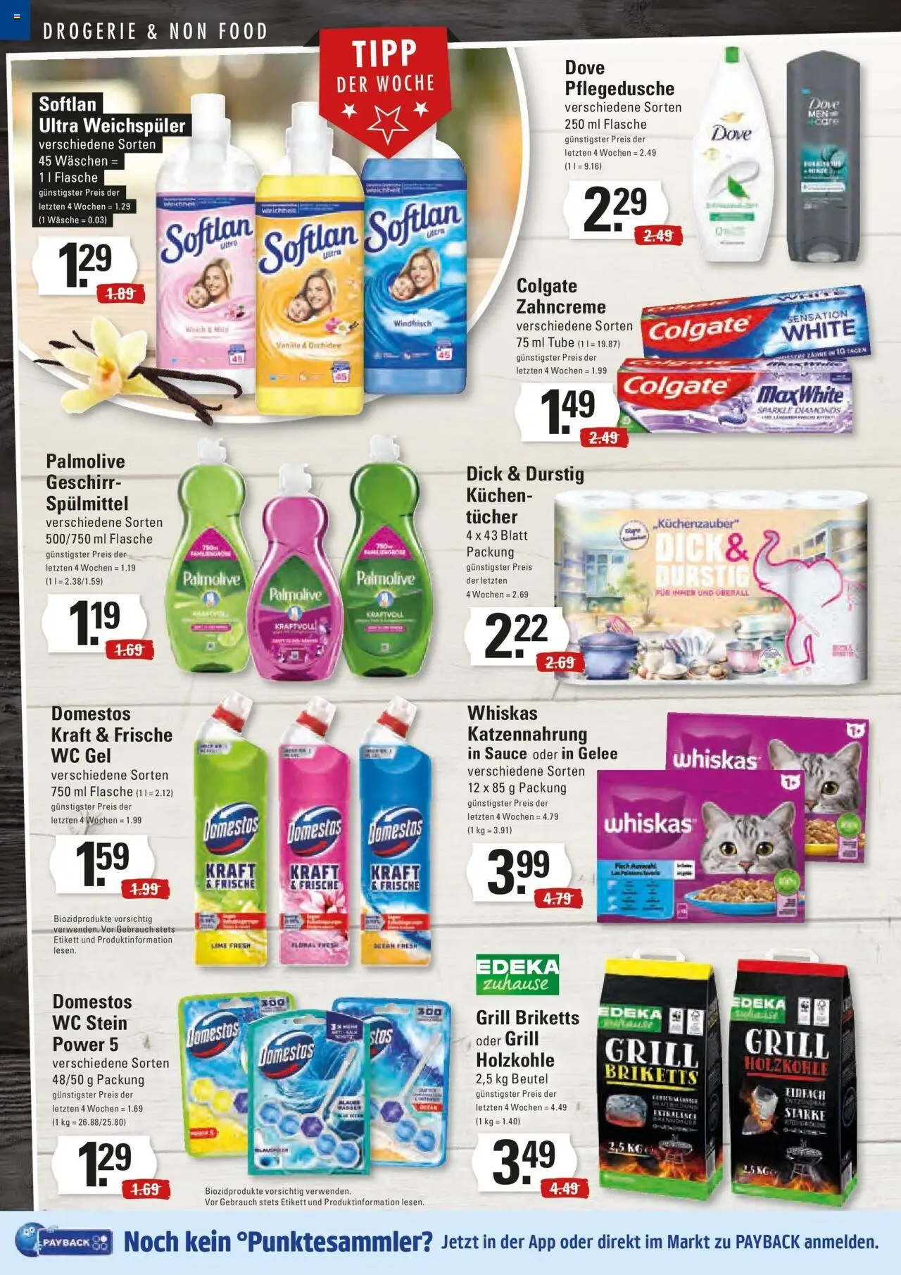 Edeka prospekt Stade	 - gültig ab dem 06.07.2025 | Seite: 16 | Produkte: Weichspüler, WC Stein, Shower Gel, Whiskas