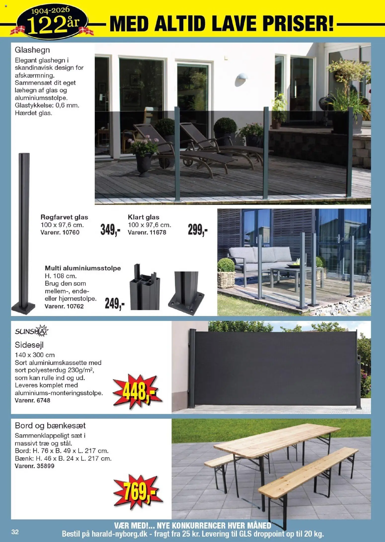 Harald Nyborg - Tilbudsavis tilbudsavis – gyldig fra 19.03.2026 | Side: 36 | Produkter: Bord, Søm, Bænk