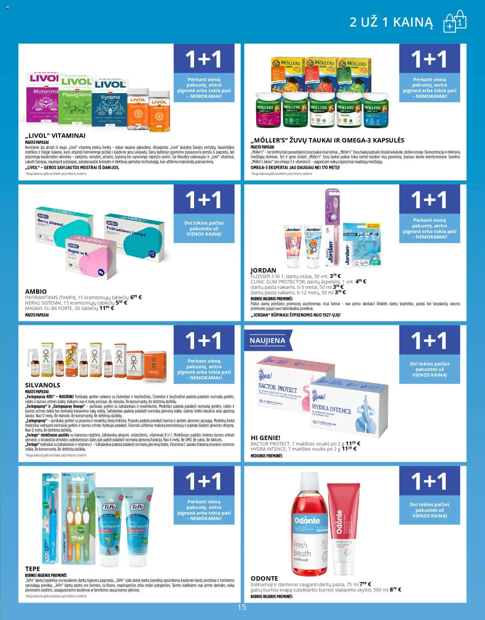 Norfa vaistinė akcijos nuo 01.03.2026 | Puslapis: 15 | Prekių: Ledinukai