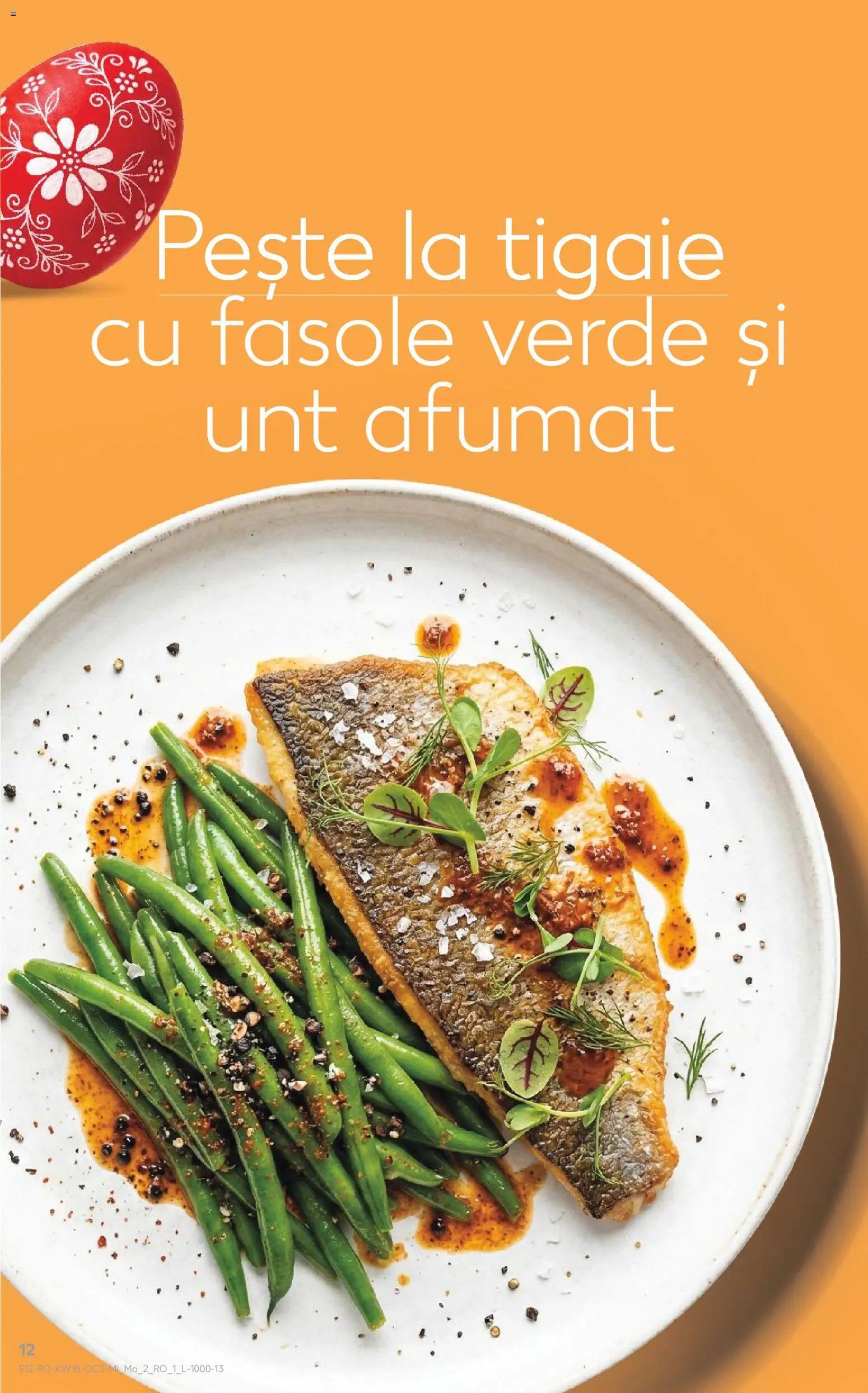 Noul catalog Kaufland – valabil de la 08.04.2026 | Pagină: 12 | Produse: Tigaie, Unt, Pește, Fasole verde