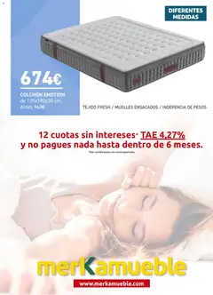 Vista previa Merkamueble folleto válido desde el 21.01.2026 | Página: 83 | Productos: Colchon