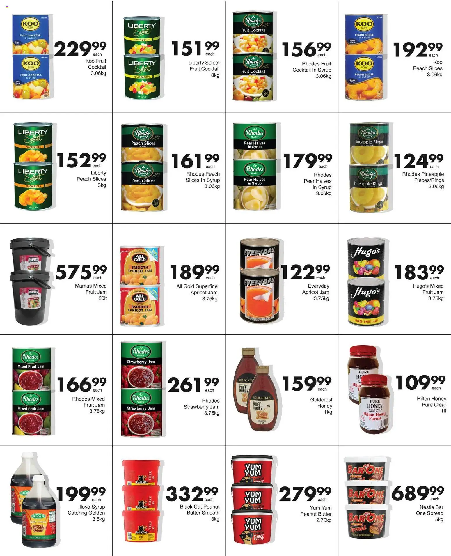 New Save catalogue – valid from 19.01.2026 | Page: 6 | Products: Butter, Peanut butter, Syrup, Peach