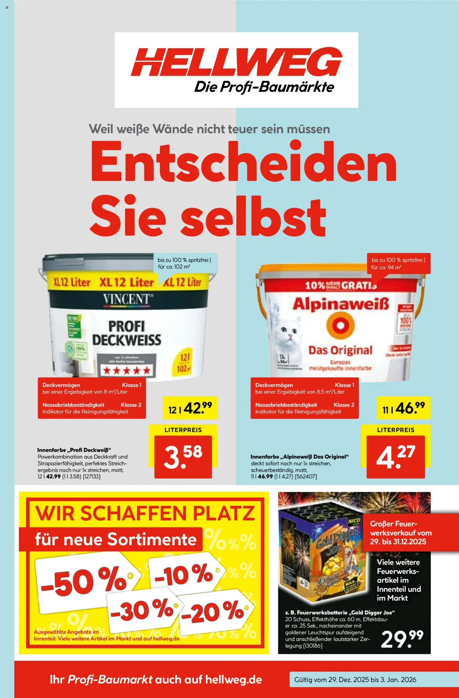 Hellweg Prospekt – gültig ab 29.12.2025 | Seite: 1