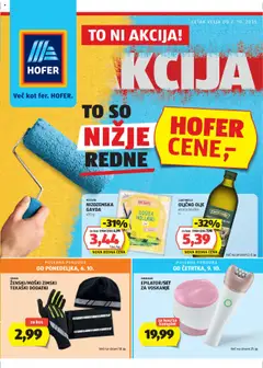 Katalog Hofer - Pregled kataloga iz trgovine Hofer SI, vrijedi od 02.10.2025