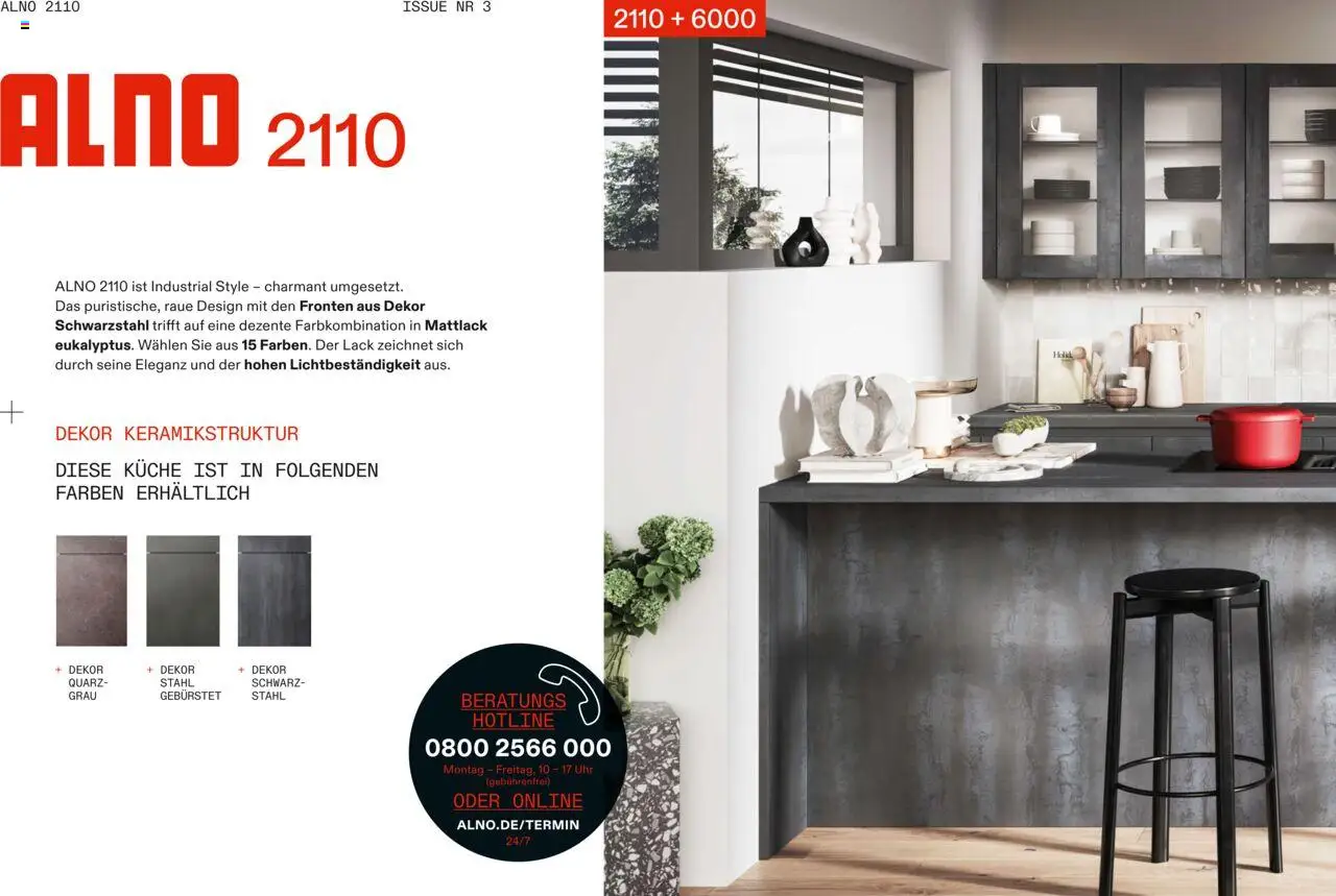 Höffner Alno – gültig ab 22.09.2025 | Seite: 36 | Produkte: Küche, Uhr