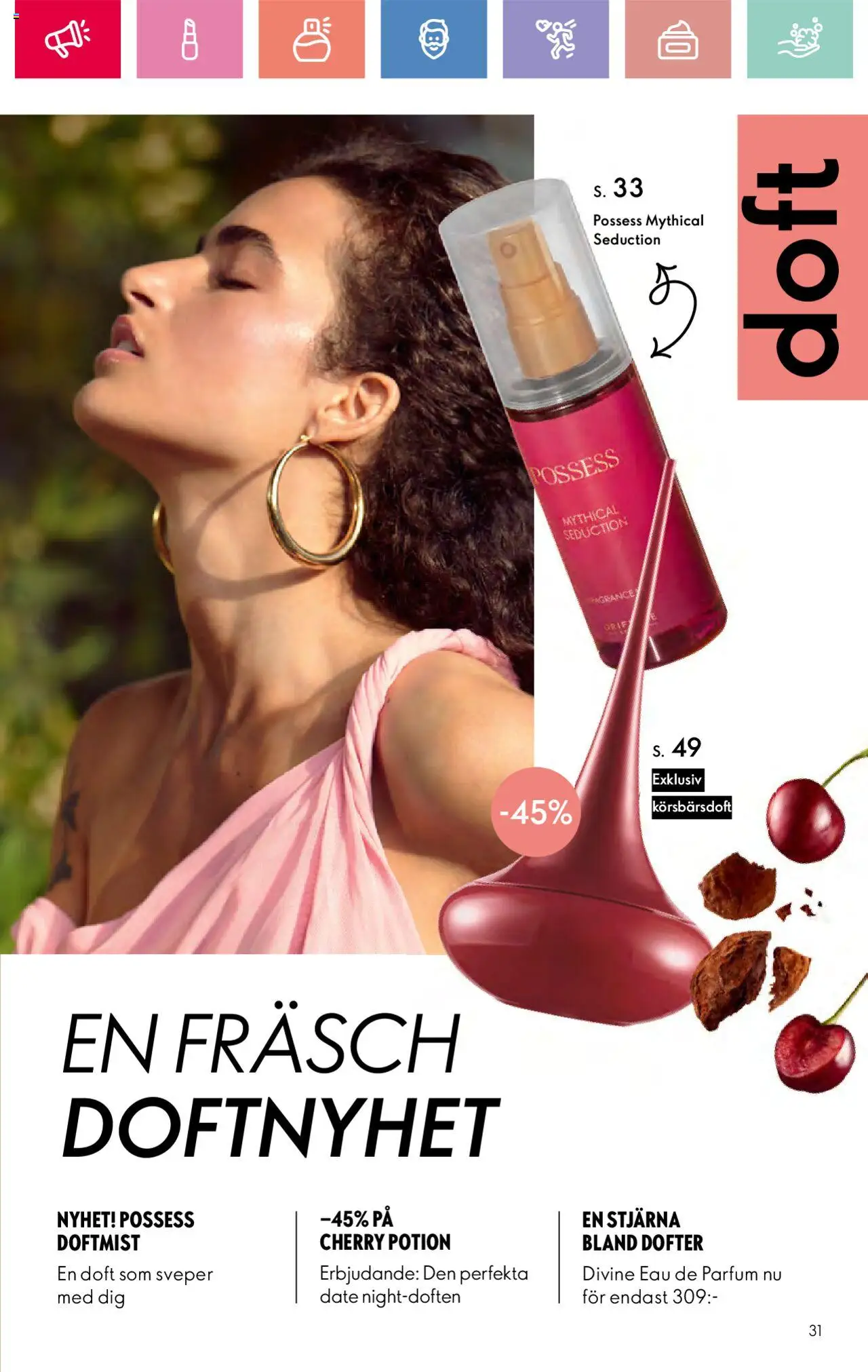 Oriflame reklamblad aktuell från 03.08.2025 | Sida: 31 | Produkter: Doft