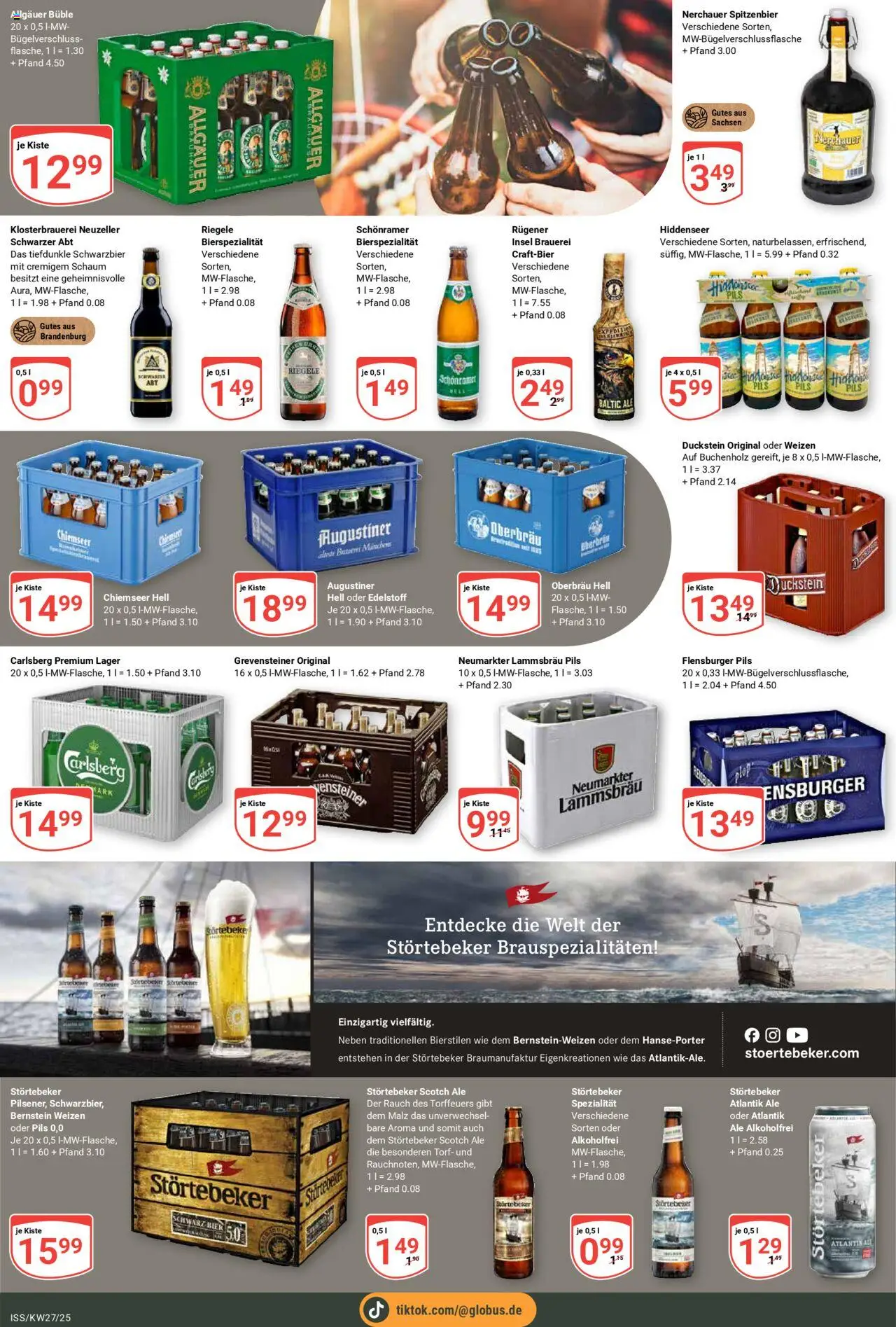 Globus Prospekt 	 - gültig ab dem 30.06.2025 | Seite: 19 | Produkte: Carlsberg, Bier, Pils, Flensburger