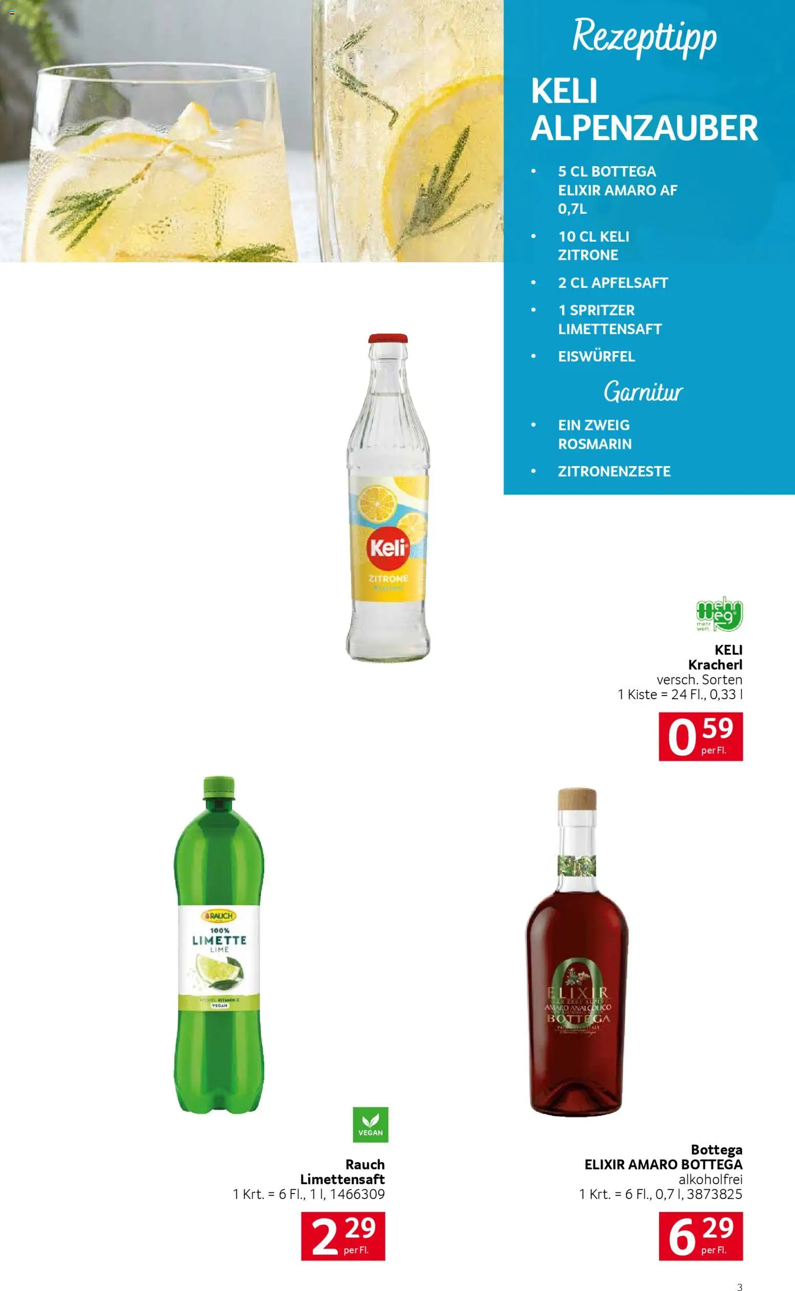 Transgourmet  Getränke alkoholfrei gültig ab 29.12.2025 | Seite: 3 | Produkte: Zitrone, Limette, Planche de surf