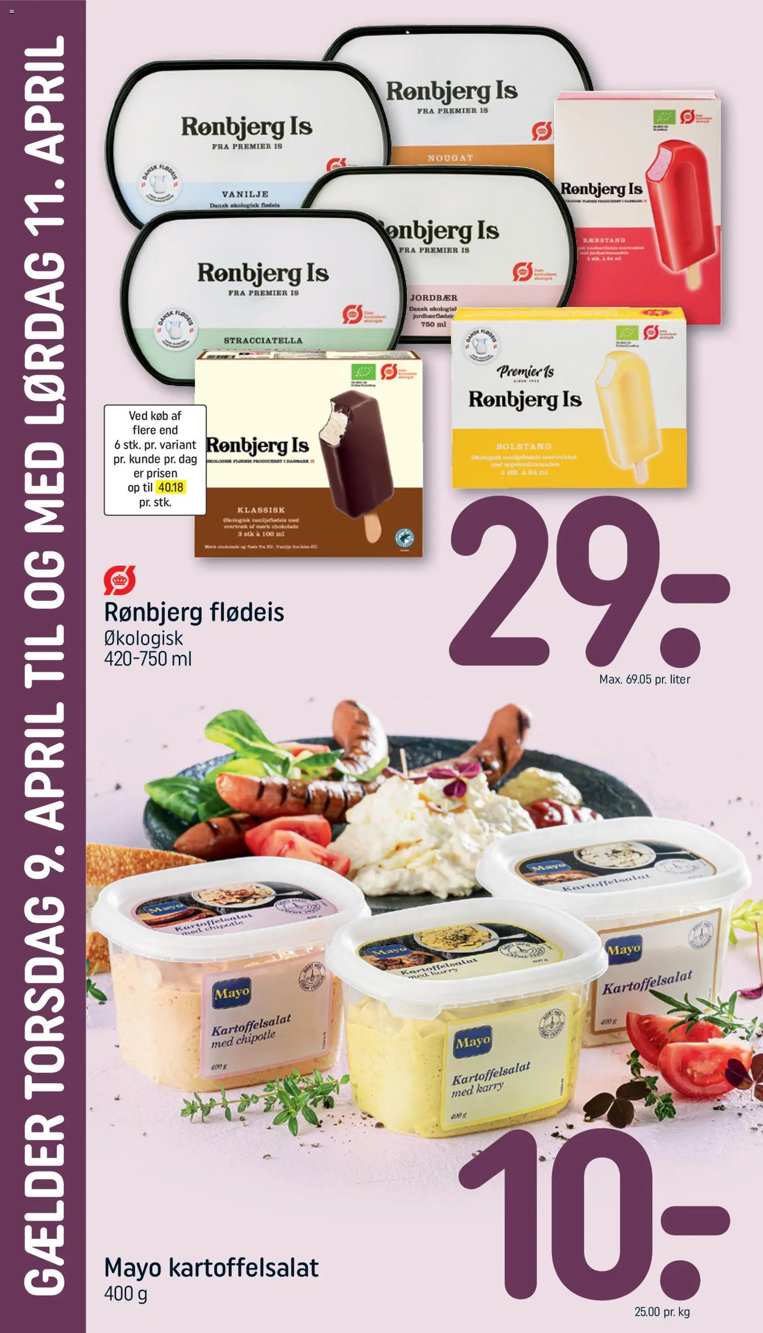 Rema 1000 tilbudsavis – gyldig fra 09.04.2026 | Side: 2 | Produkter: Karry, Kartoffelsalat, Flødeis, Nougat