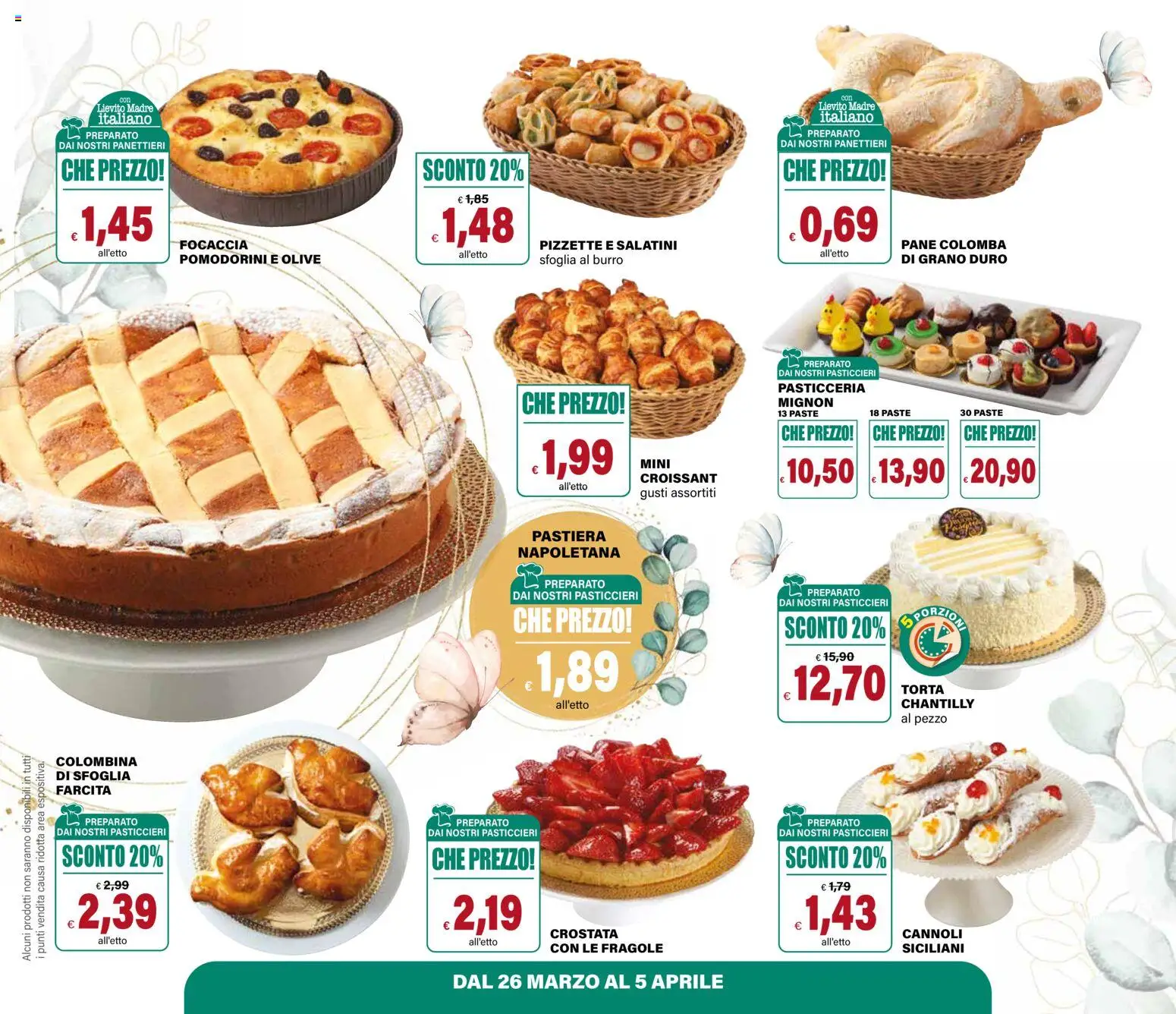 Volantino Il Gigante del 26.03.2026 | Pagina: 12 | Prodotti: Pomodorini, Salatini, Focaccia, Croissant