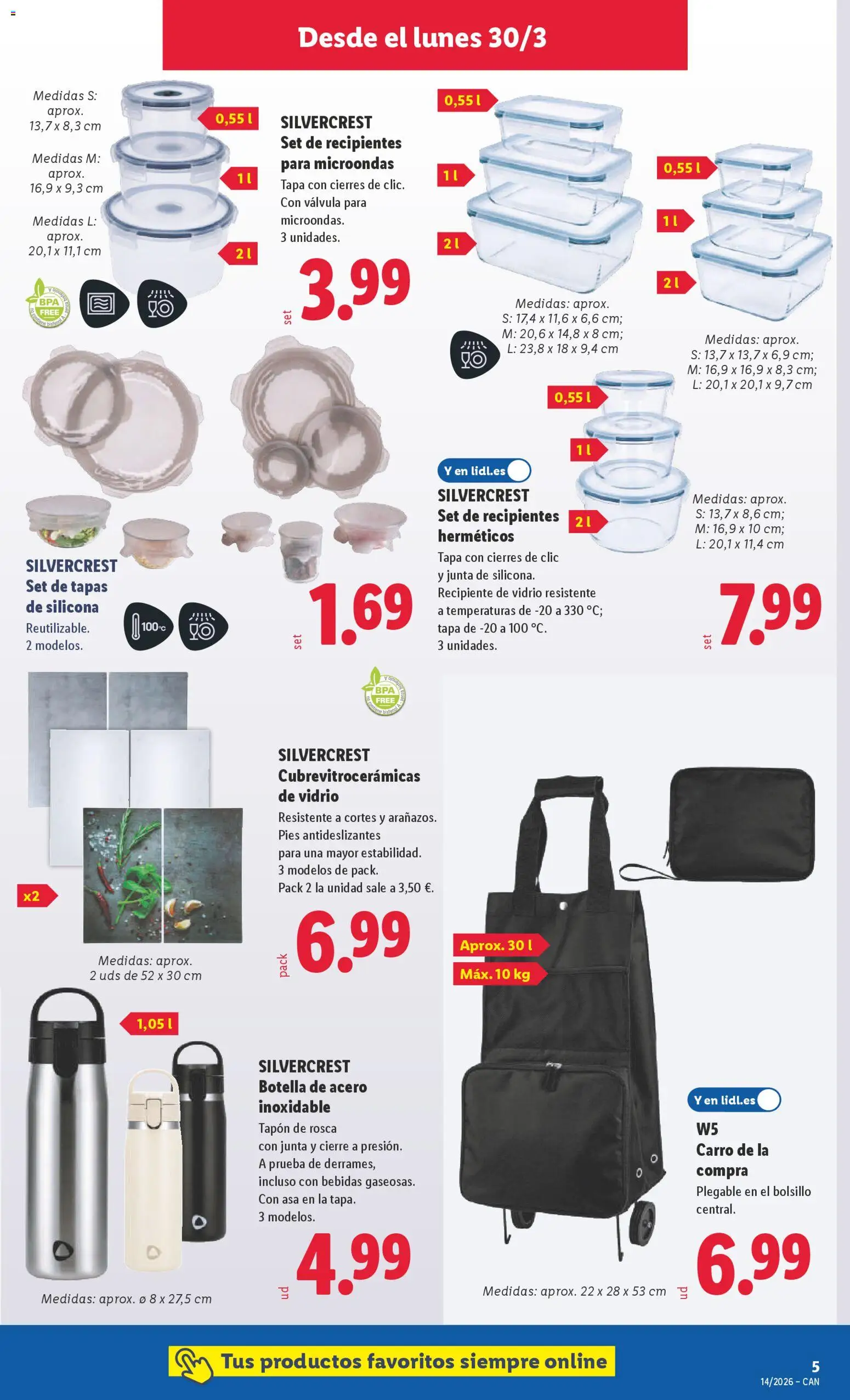 Lidl folleto de bazar │ válido desde el 30.03.2026 | Página: 9
