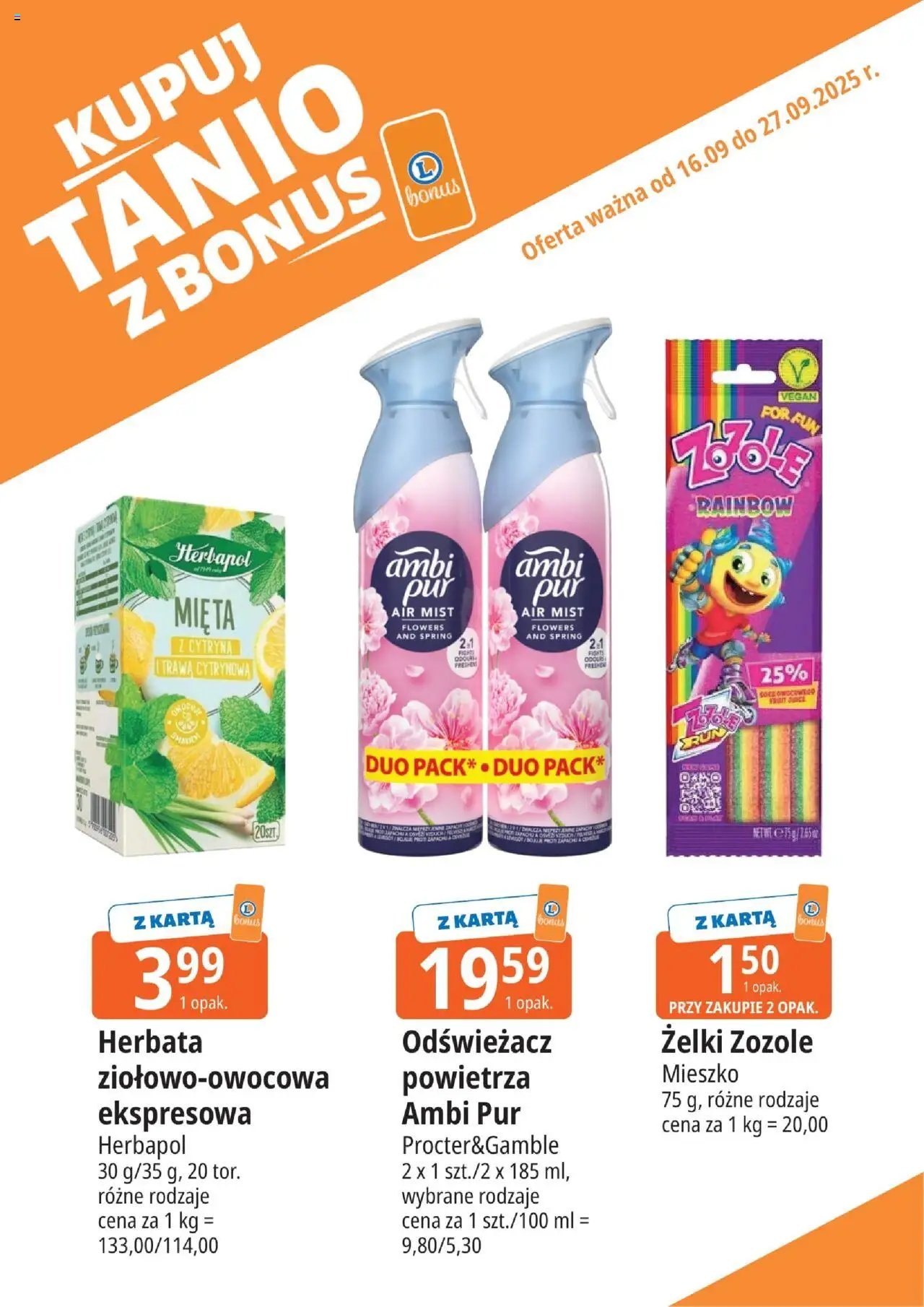 E.Leclerc Gazetka - Elbląg kupony dodatkowe od 16.09.2025 | Strona: 13 | Produkty: Cytryna, Karta, Mięta, Żelki