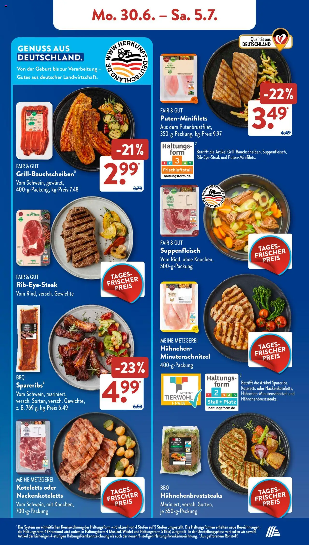 Aldi Süd Prospekt 	 - gültig ab dem 30.06.2025 | Seite: 5 | Produkte: Shirt, Badeshorts, Up2fashion, Sandalen