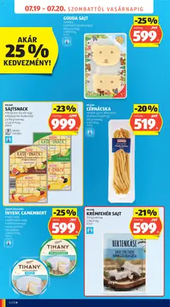 Aldi akciós ujság - amely érvényes a következő dátumtól: 19.07.2025 | Oldal: 6
