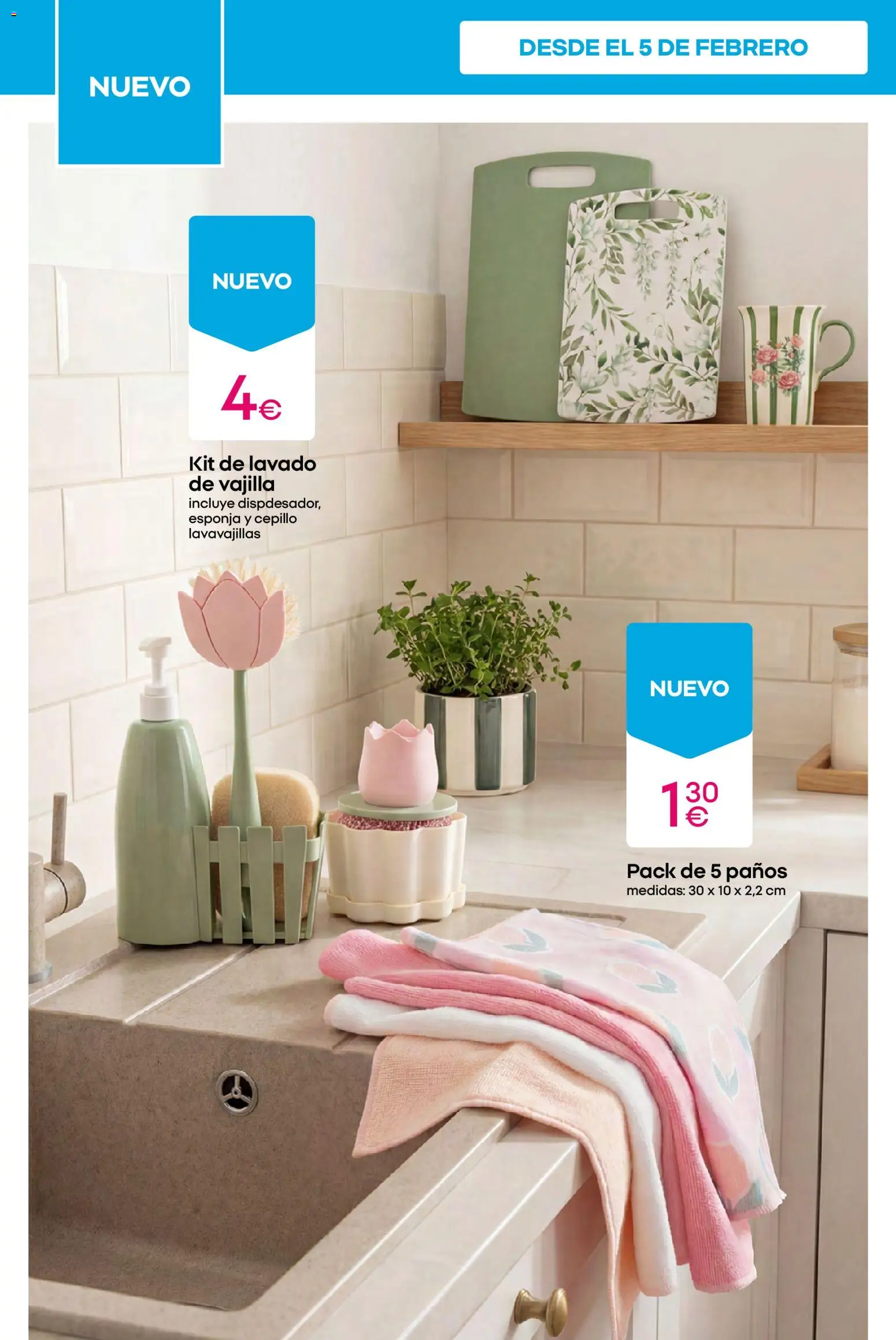 Pepco folleto │ válido desde el 12.02.2026 | Página: 14 | Productos: Esponja, Cepillo, Βρεφικό κρεβάτι, Lavavajillas