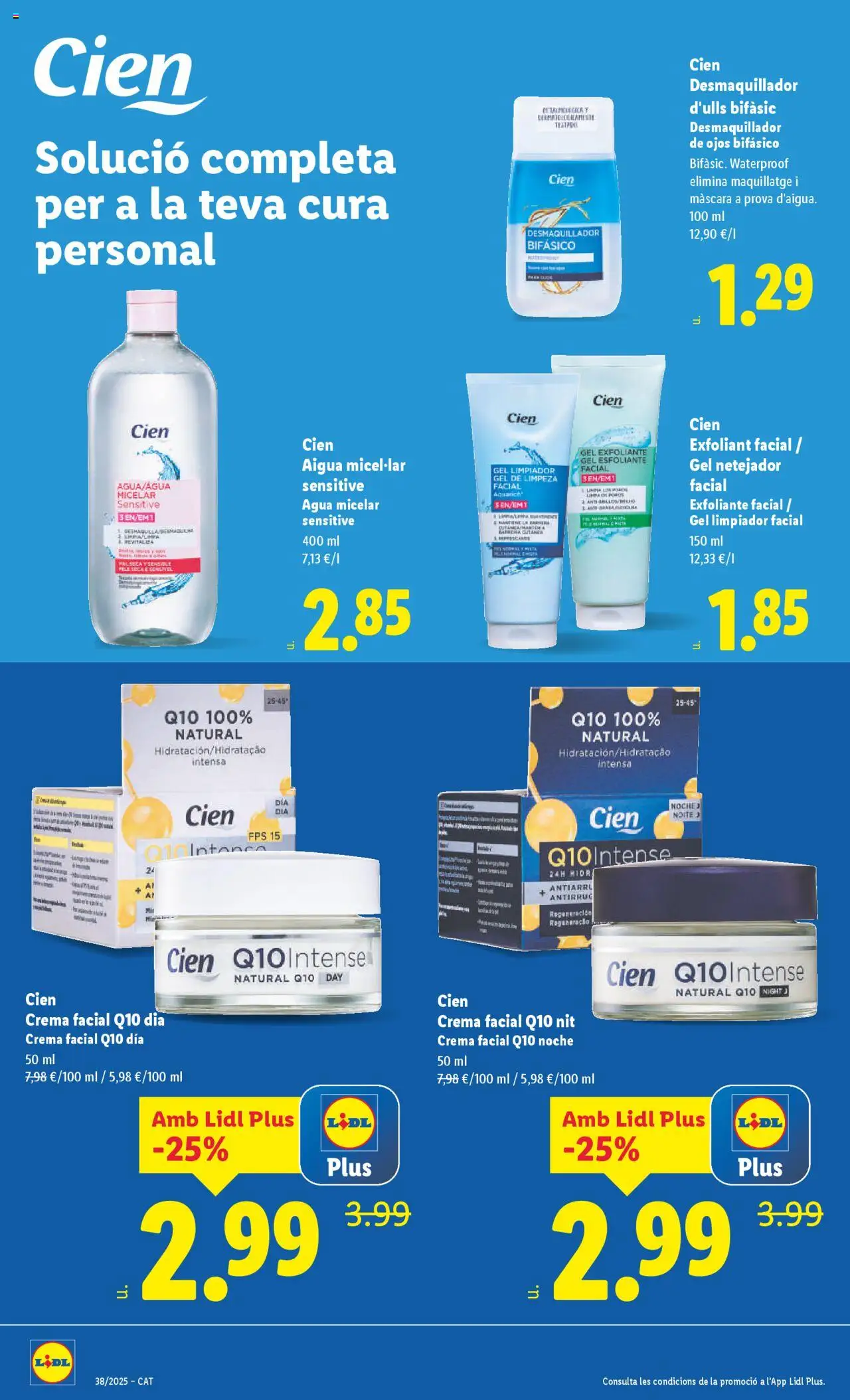Lidl folleto │ válido desde el 15.09.2025 | Página: 18 | Productos: Máscara, Agua micelar, Desmaquillador, Γαύρος