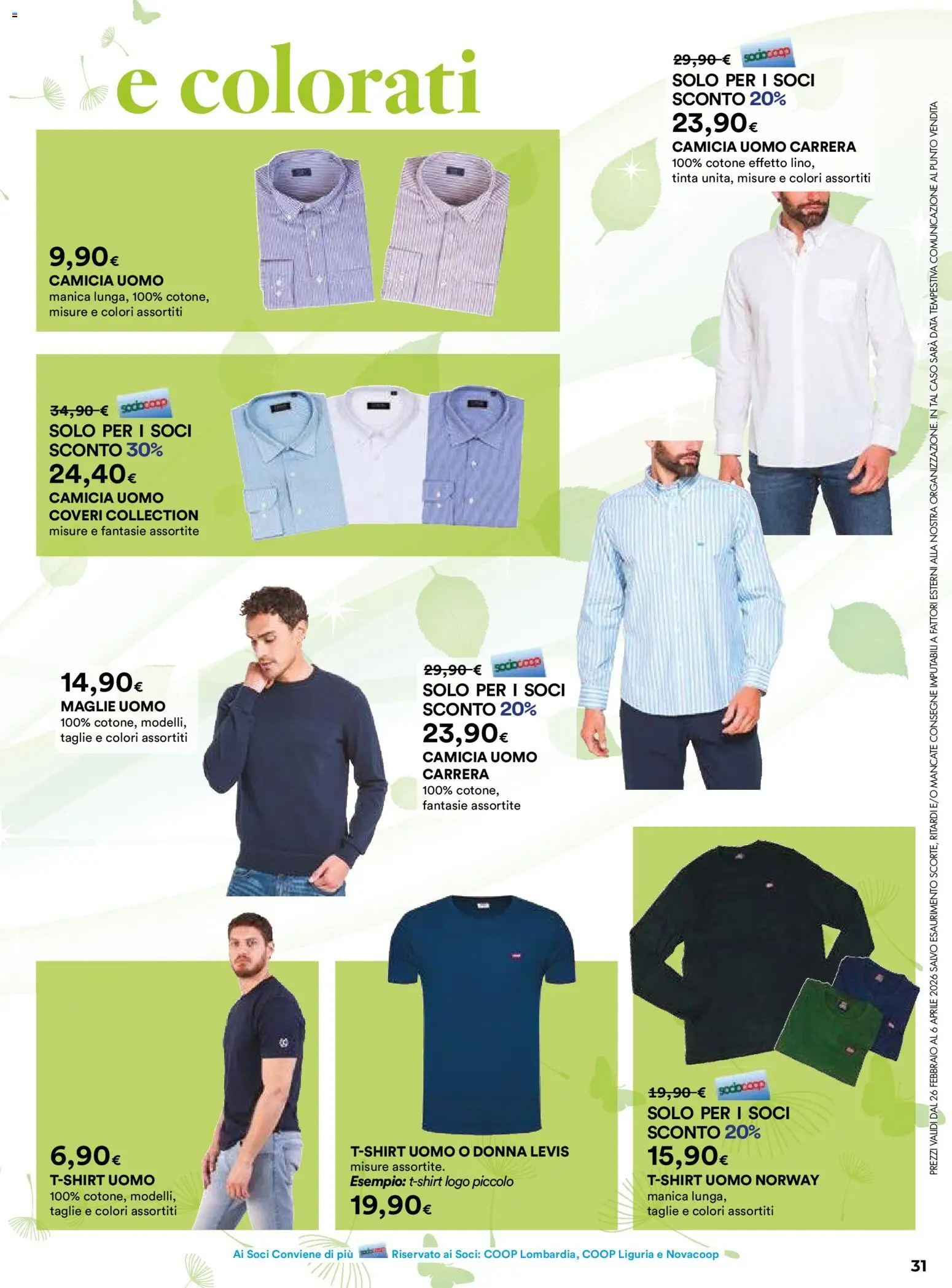 Volantino Ipercoop del 26.02.2026 | Pagina: 31 | Prodotti: Camicia, Data