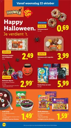 Lidl - Folder week 43 - Voorbeeld van een folder van Lidl, geldig van 20.10.2025 | Pagina: 21 | Producten: Snoep, Koekjes, Boek