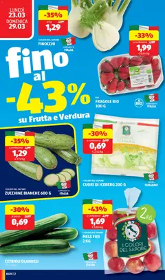 Anteprima del volantino FRAGOLE BIO, BIO FRAGOLE BIO 300 G valido a partire dal 23.03.2026 | Pagina: 2