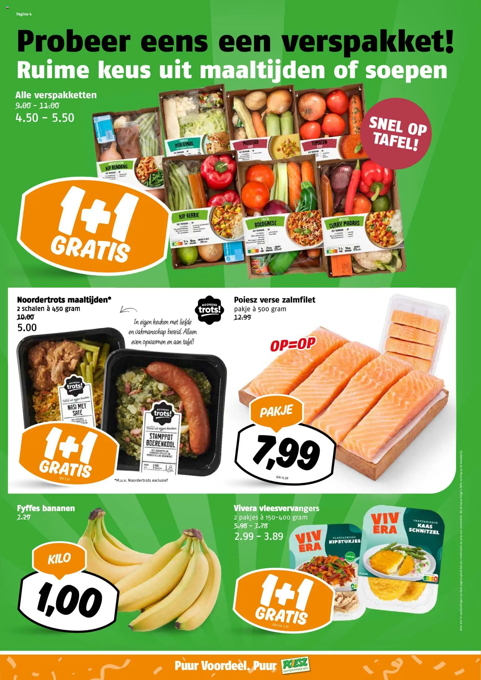 {H1} | Pagina: 4 | Producten: Tomaten, Bananen, Schnitzel, Lapzselatin