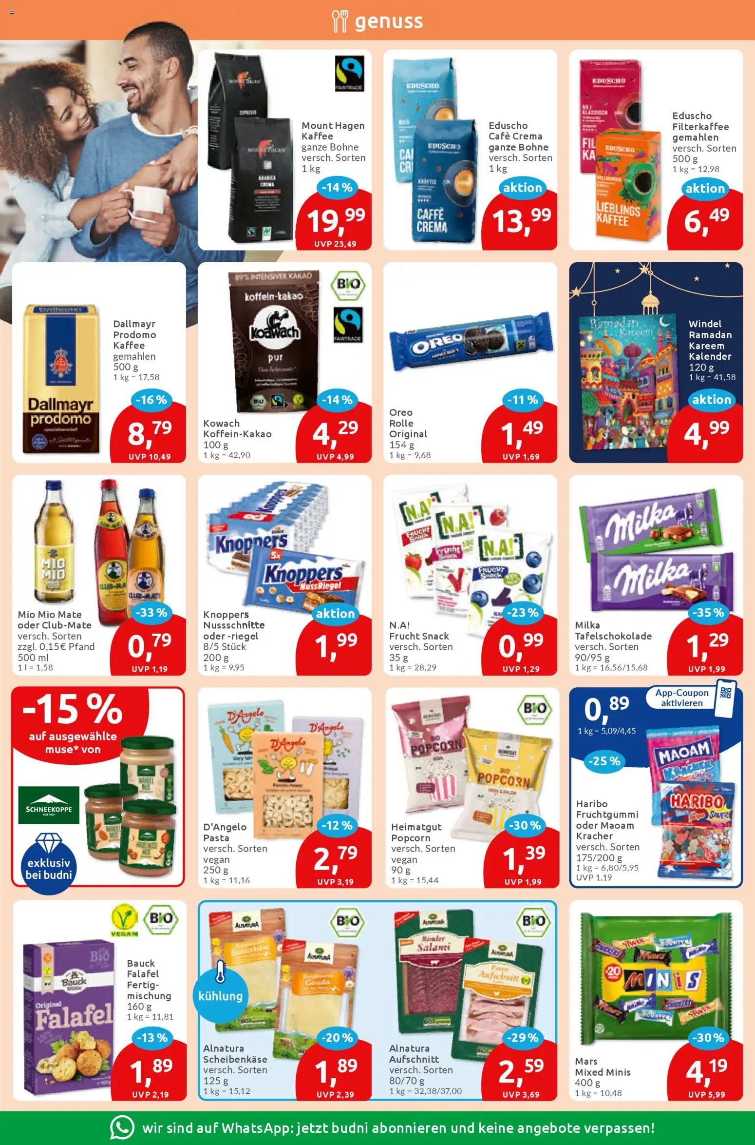 Budni Prospekt 	 – gültig ab 02.02.2026 | Seite: 6 | Produkte: Haribo, Kaffee, Knoppers, Pasta