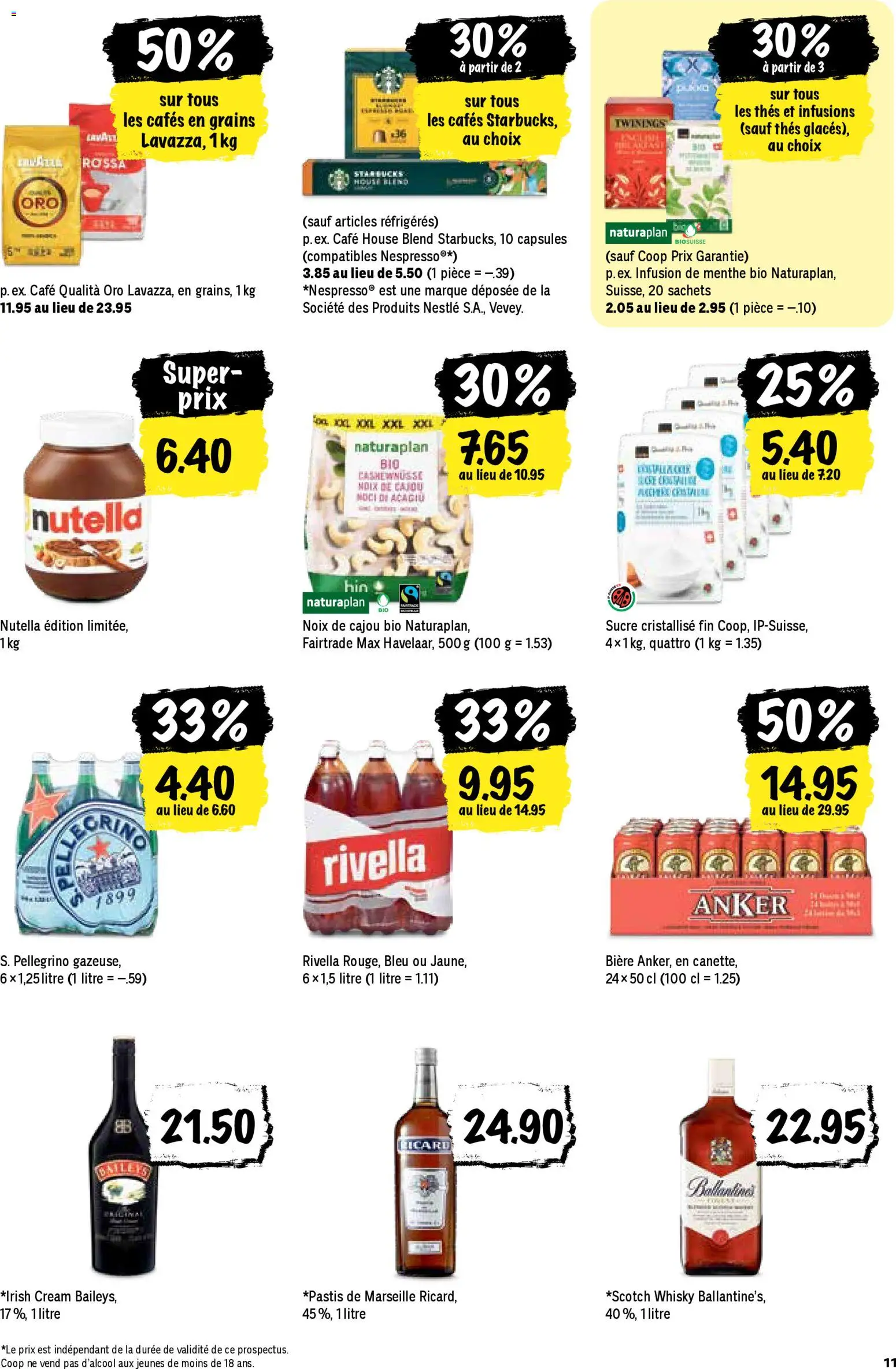 Coop - Les actions de la semaine – gültig ab 27.11.2025 | Seite: 11 | Produkte: Cashewnüsse, Spabad