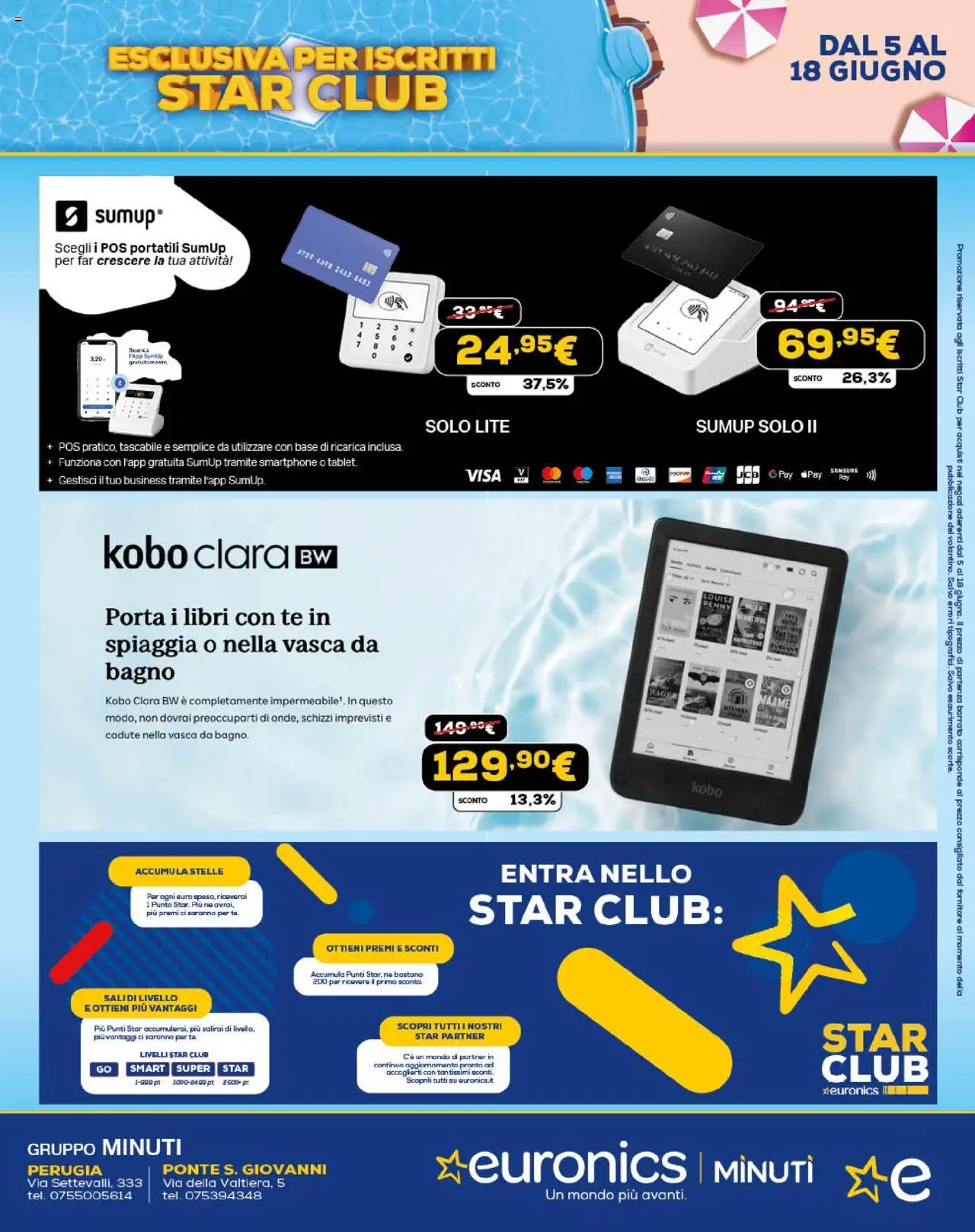 Volantino Euronics del 05.06.2025 | Pagina: 23 | Prodotti: Tè, Smartphone, Bagno, Samsung