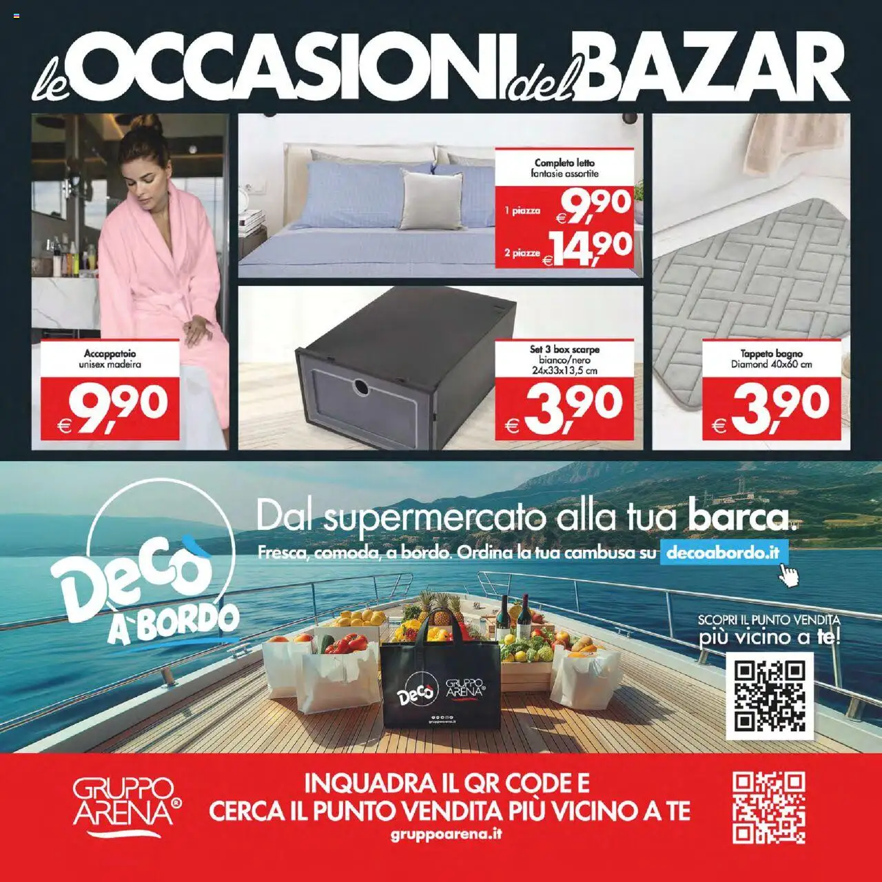 Volantino Decò del 02.09.2025 | Pagina: 20 | Prodotti: Tè, Accappatoio, Scarpe, Tappeto
