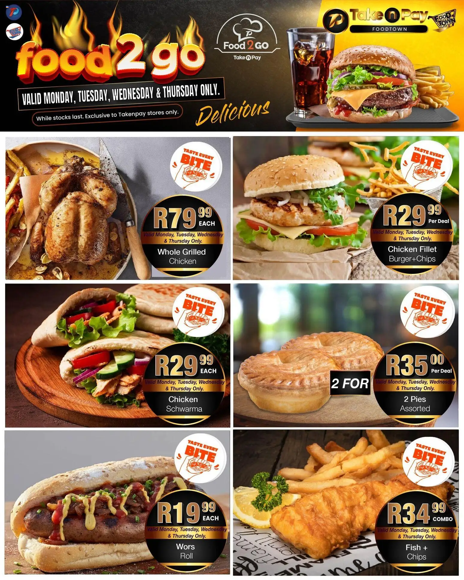 New Take n Pay catalogue – valid from 16.12.2025 | Page: 9 | Products: Chicken, Fish, Chips