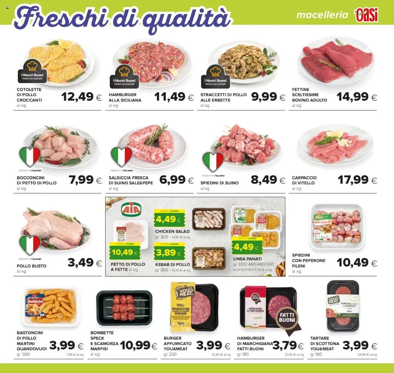 Volantino Oasi del 24.07.2025 | Pagina: 5 | Prodotti: Speck, Bovino, Suino, Hamburger