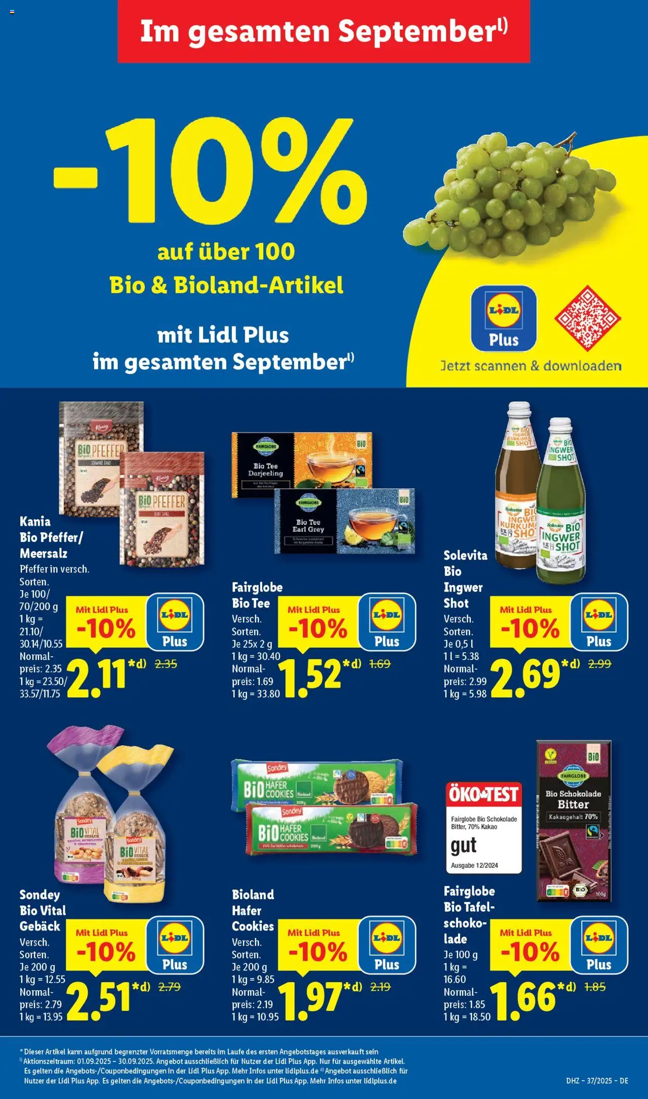 Lidl Prospekt Trier-West	 - gültig ab dem 08.09.2025 | Seite: 55 | Produkte: Schokolade, Pfeffer, Tee