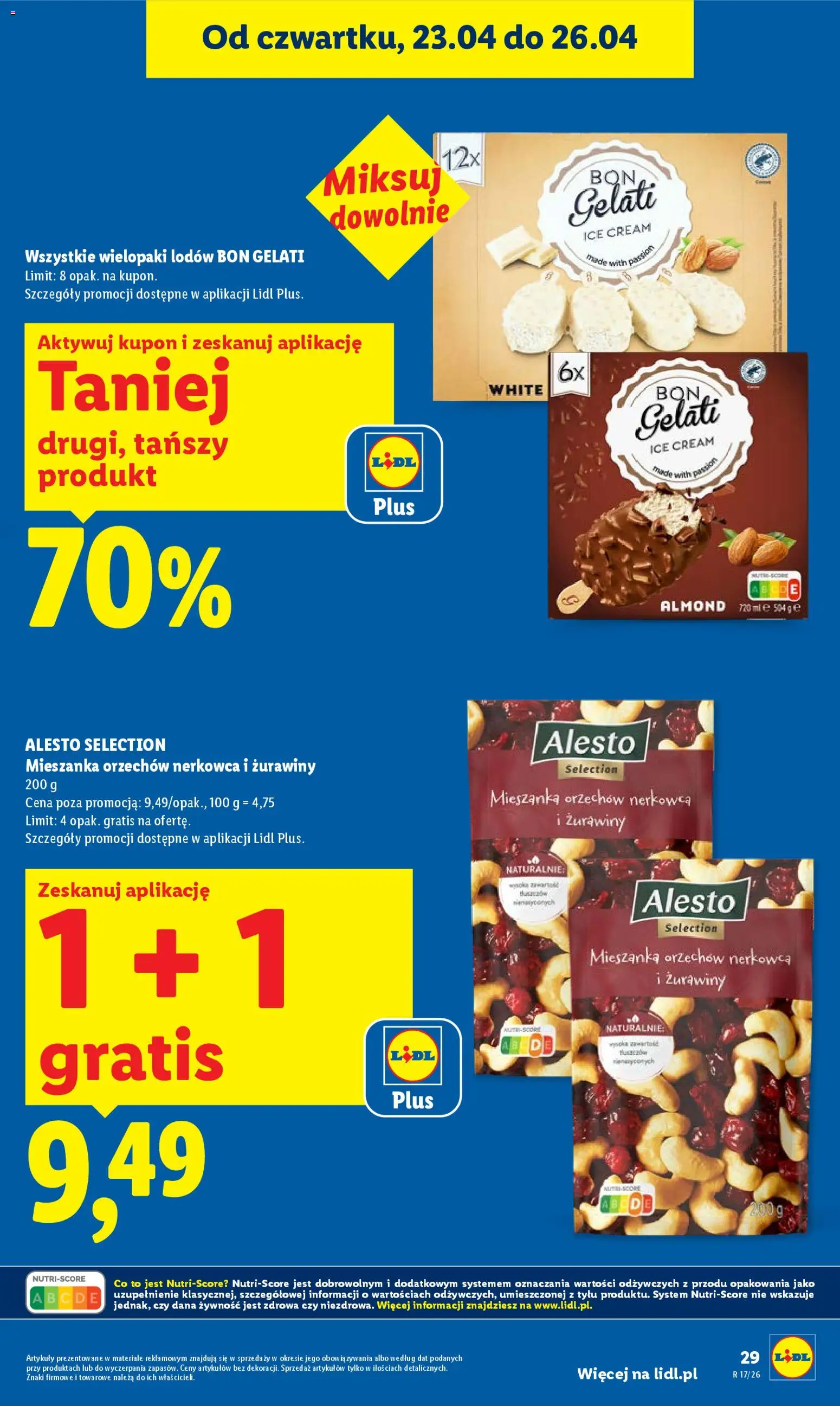 Lidl Polsko leták od 23.04.2026 | Strana: 29 | Produkty: Bon Gelati