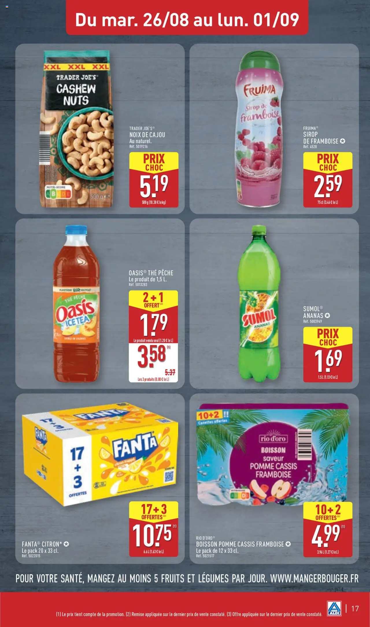  | Page: 20 | Produits: Noix de cajou, Thé, Ananas, Noix