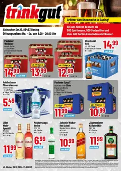 Trinkgut - trinkgut: Wochenangebote ab 19.10.2025 gültig