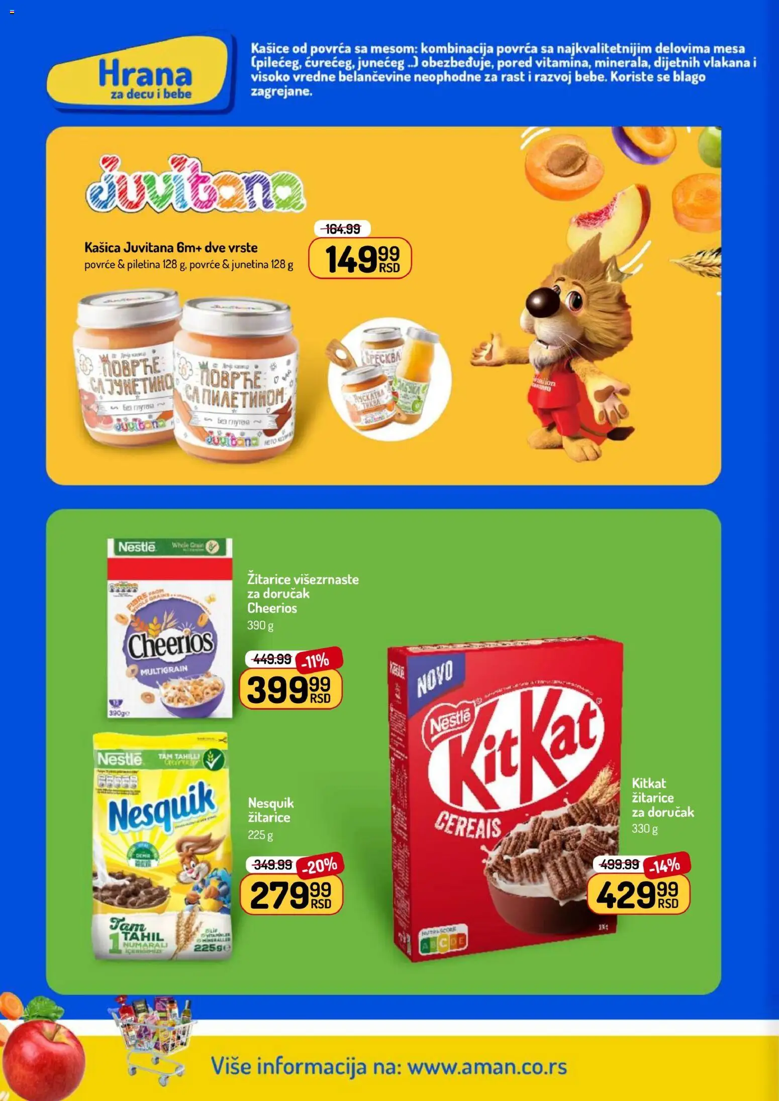 Aman katalog - važi od 16.02.2026 | Strana: 50 | Proizvode: Žitarice, Piletina, Nesquik