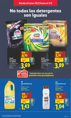 Vista previa Formil Detergente en cápsulas, 2 variedades: sport o ropa oscura. 3 en 1. 34 x 13 g válido desde el 23.02.2026 | Página: 11