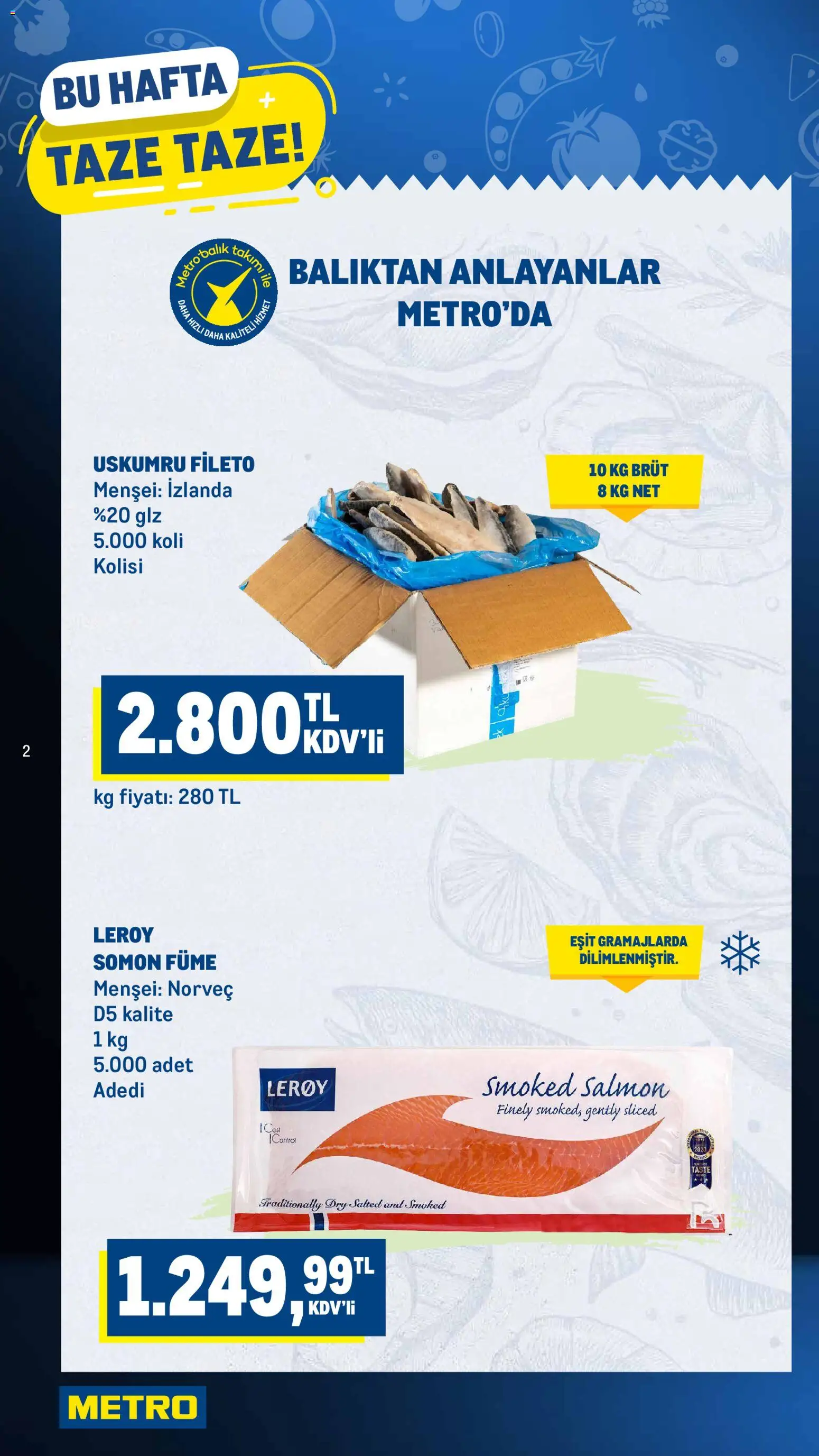 Metro Katalog - 31.10.2025 tarihinden itibaren geçerlidir | Sayfa: 2 | Ürünler: Somon