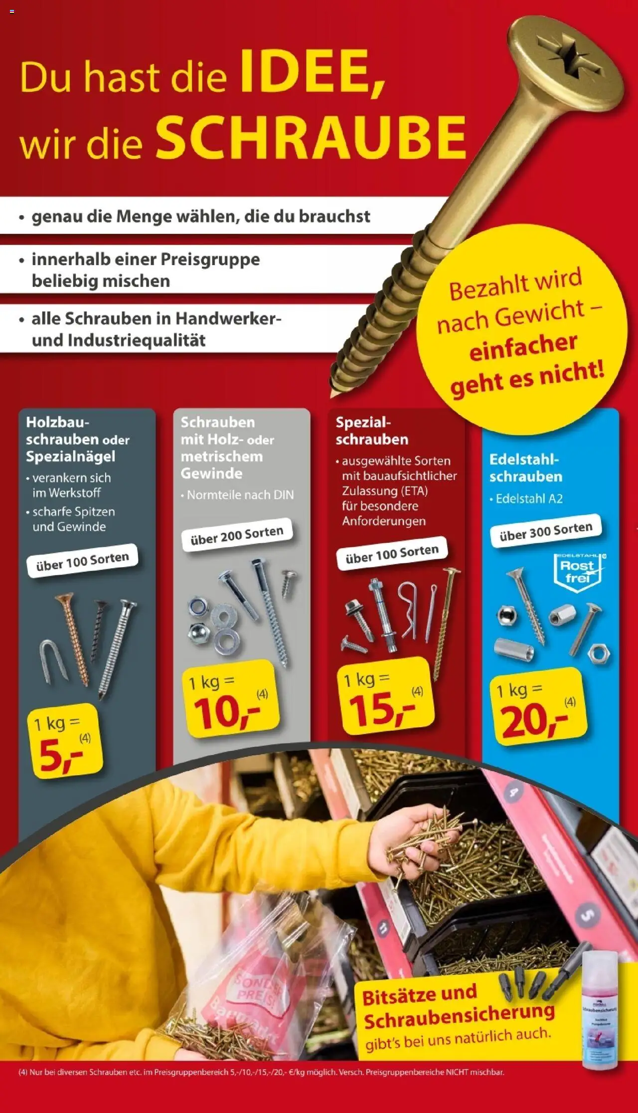 Sonderpreis Baumarkt Prospekt 	 - gültig ab dem 02.08.2025 | Seite: 14 | Produkte: Gewicht