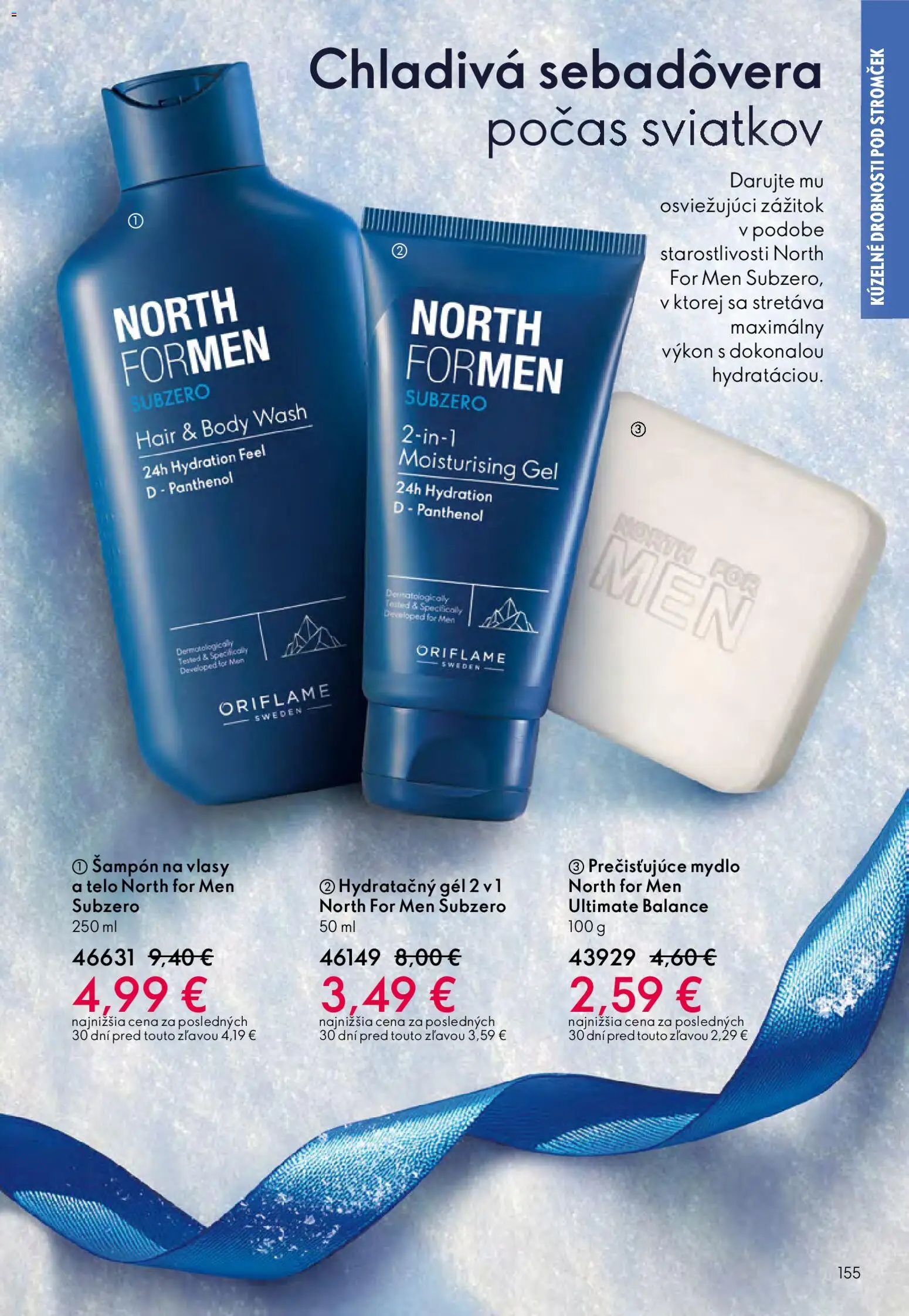 Nové Oriflame akcie – leták je platný od 03.12.2025 | Strana: 155 | Produkty: Šampón, Mydlo