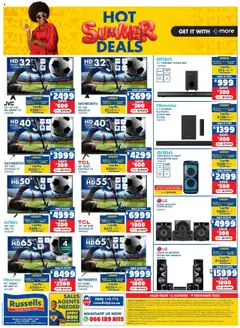Russells specials catalogue – valid from 16.10.2025 | Page: 16 | Products: Speaker, USB, TV, Battery