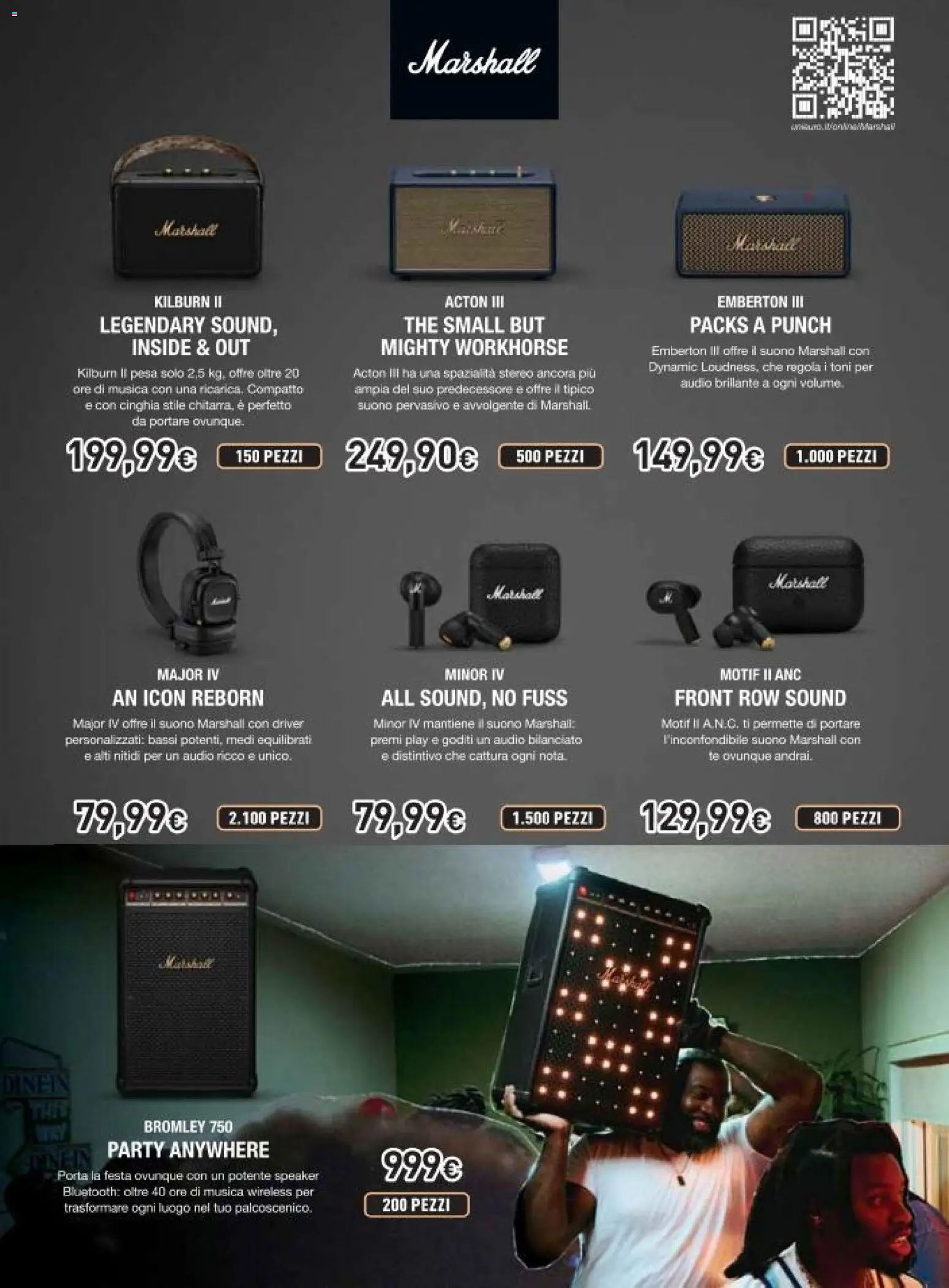 Volantino Unieuro del 04.11.2025 | Pagina: 30 | Prodotti: Tè, The, Audio, Speaker